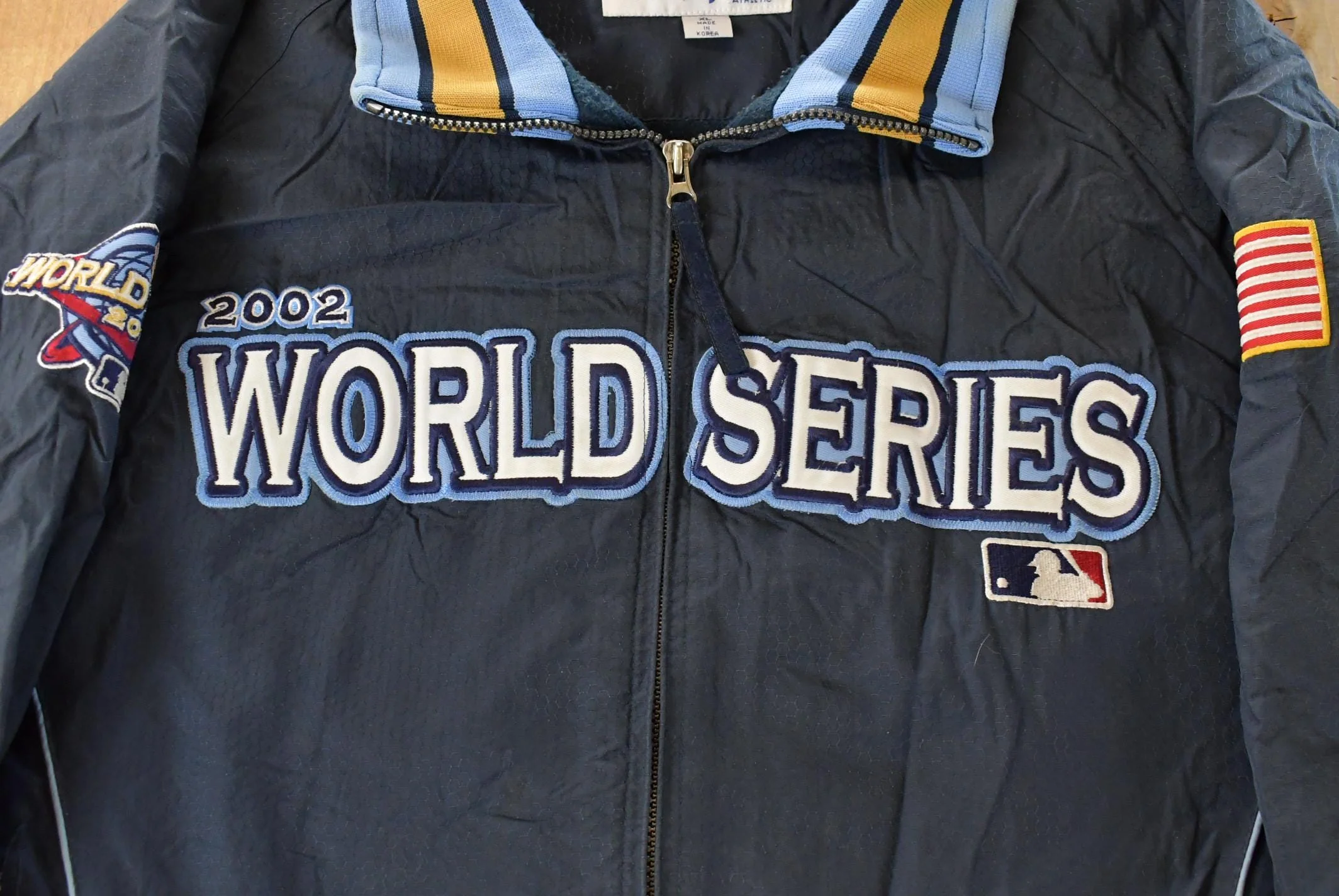 Vintage 2002 MLB World Series Majestic Jacket Men's XL - Image 3