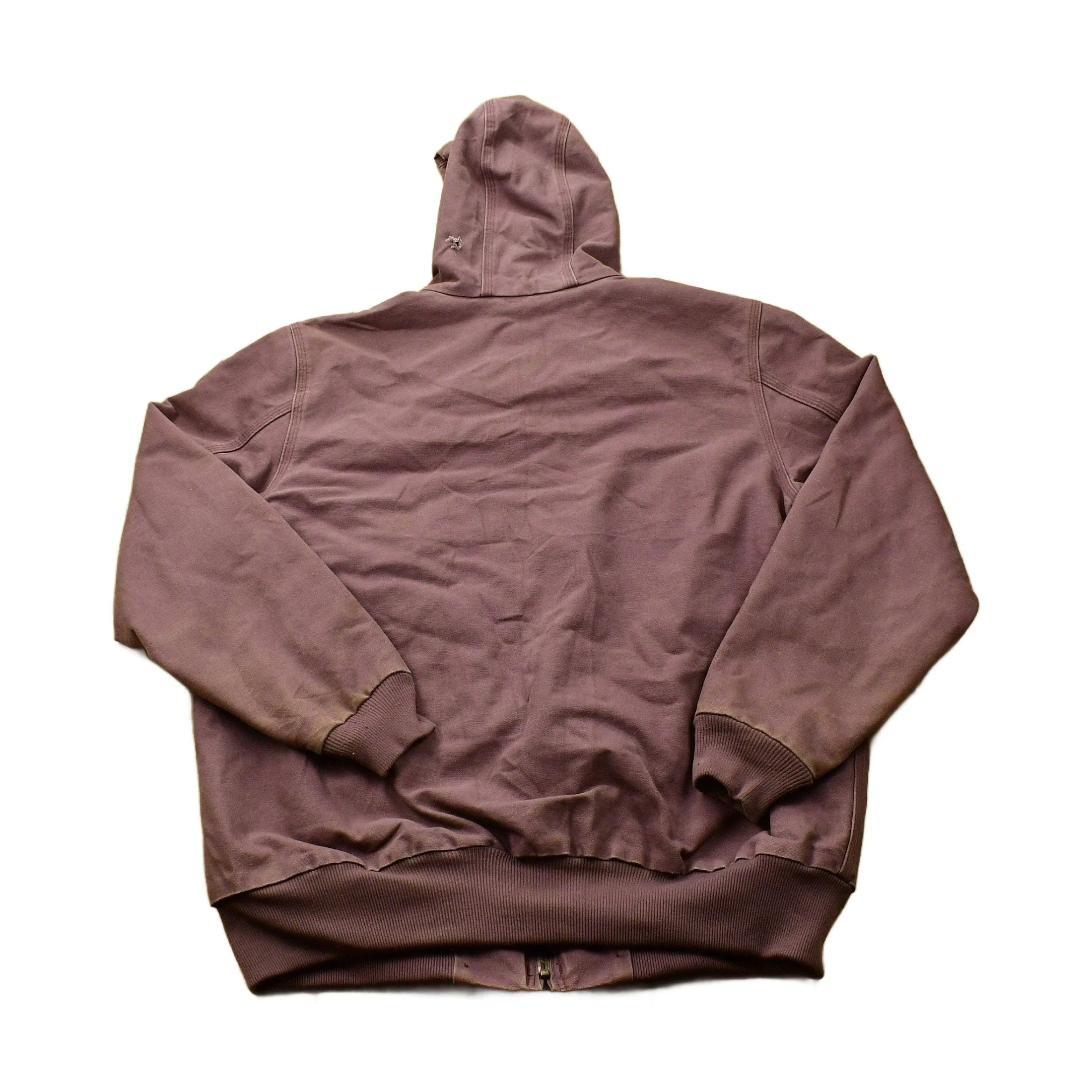 Vintage 1990s Carhartt Hooded Work Jacket Women's XL - Image 2