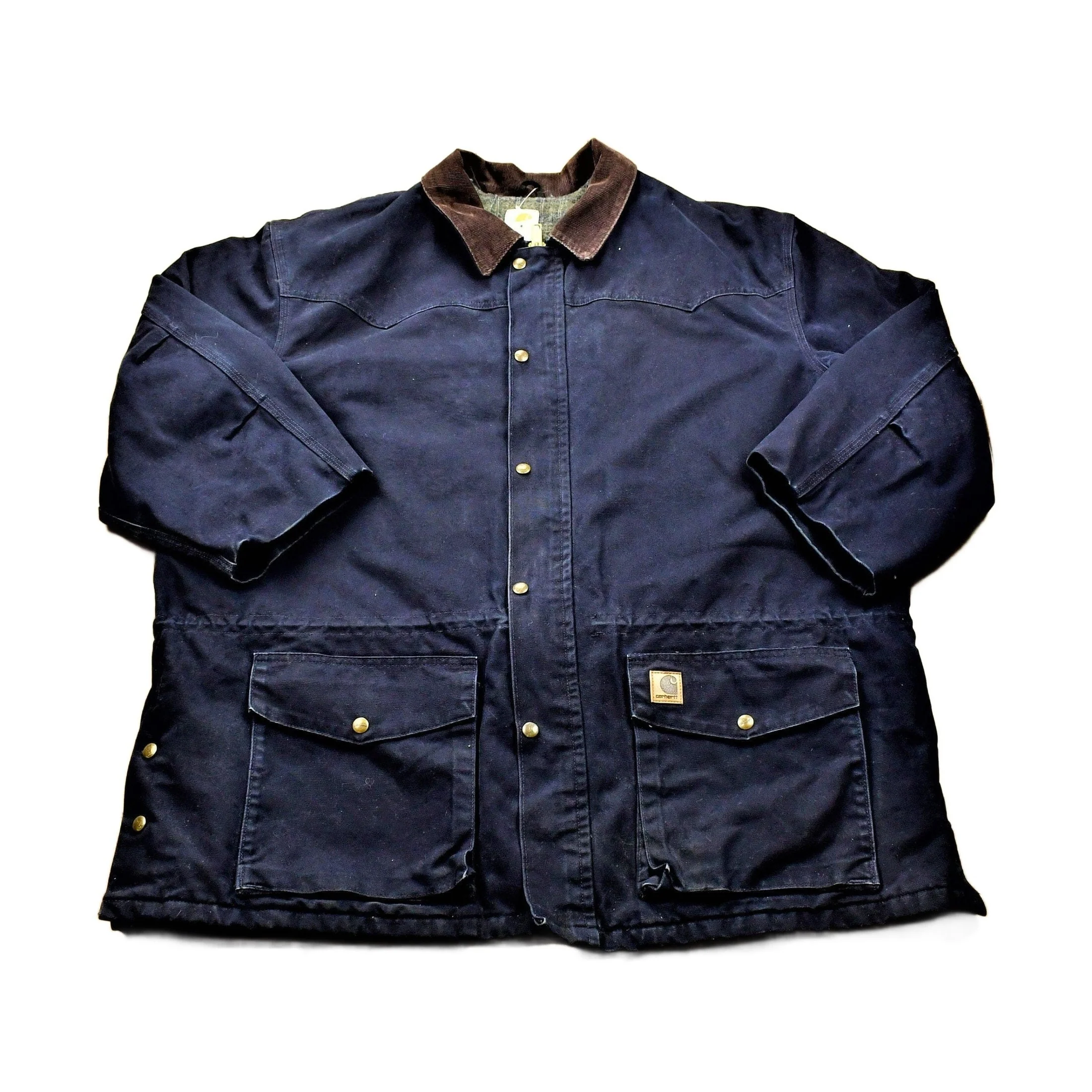 Vintage 90's Carhartt Long Chore Coat Men's 2XL