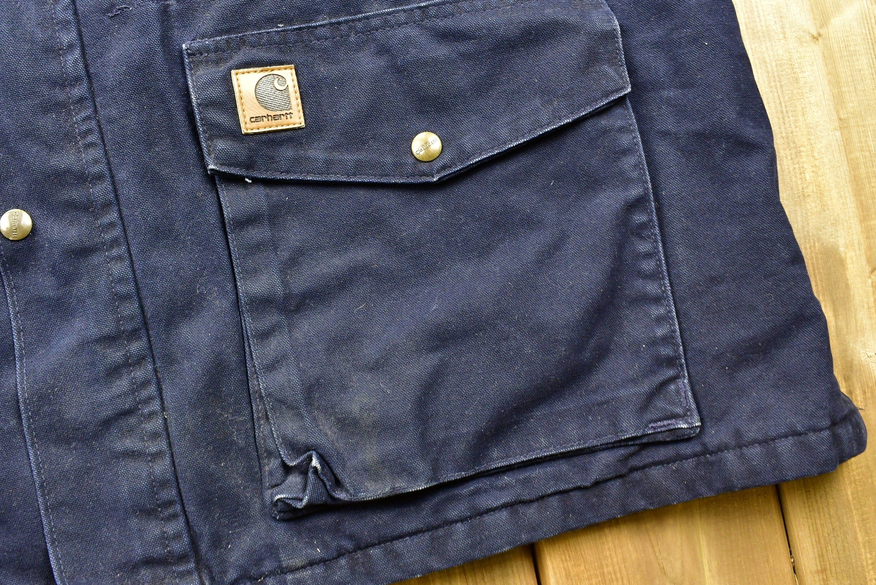 Vintage 90's Carhartt Long Chore Coat Men's 2XL - Image 3
