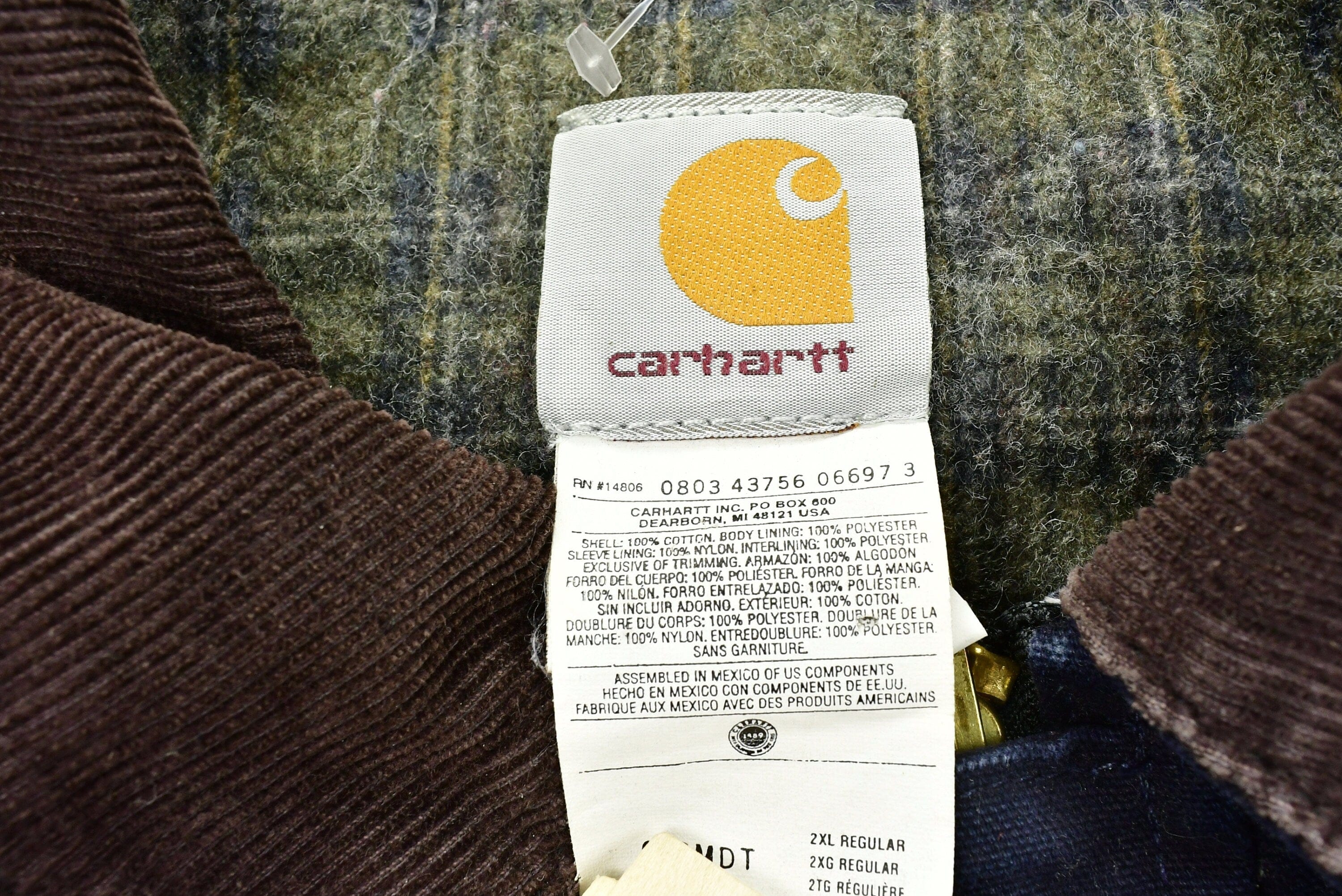 Vintage 90's Carhartt Long Chore Coat Men's 2XL - Image 6