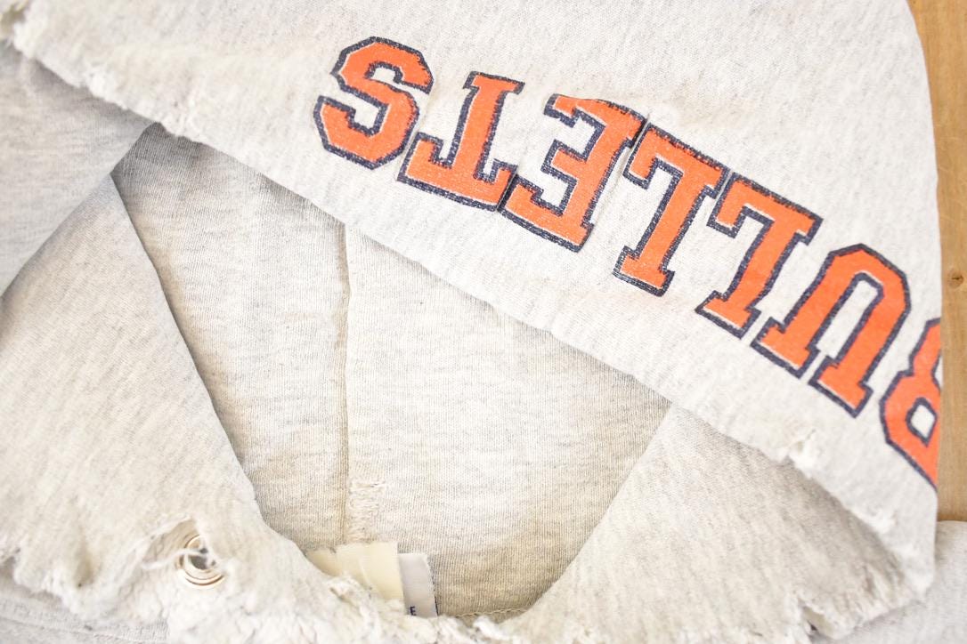 Vintage 90s Gettysburg College Hoodie: NCAA Spellout Sweatshirt, Men's XL - Image 4