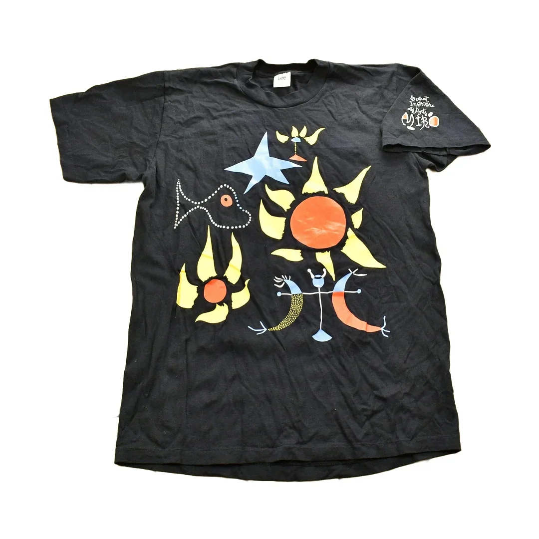 Vintage 90's Joan Miro Art T-Shirt Men's Medium
