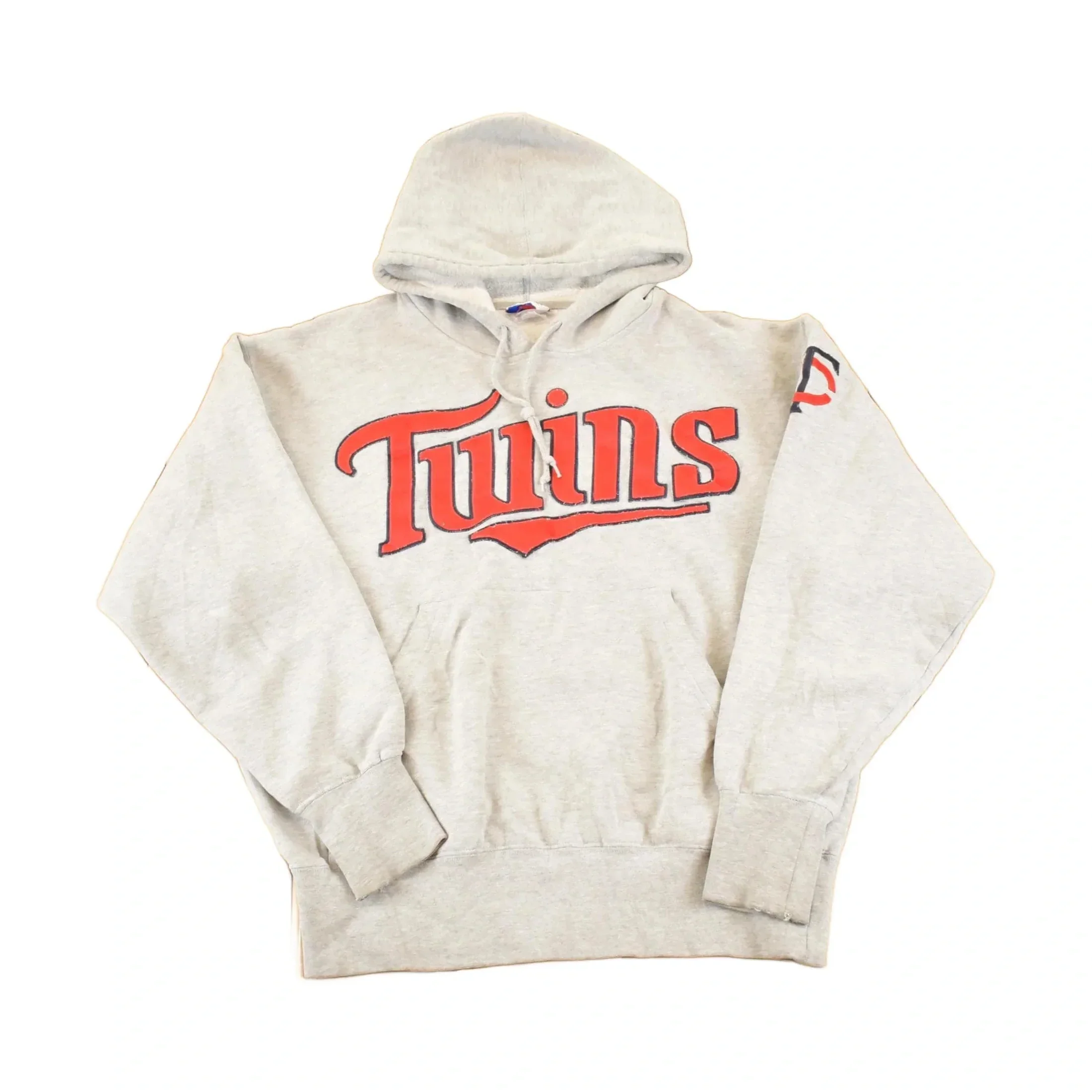 Vintage 90s Minnesota Twins Hoodie - MLB Raglan Sweatshirt