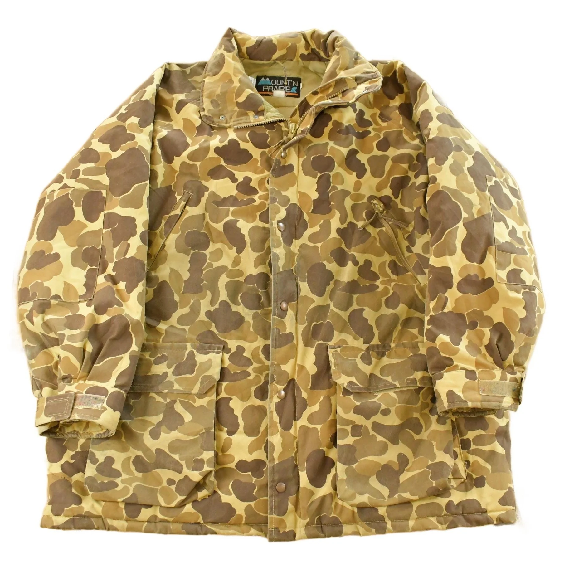 Vintage 90s Mountain Prairie Duck Camo Jacket Men's 3XL
