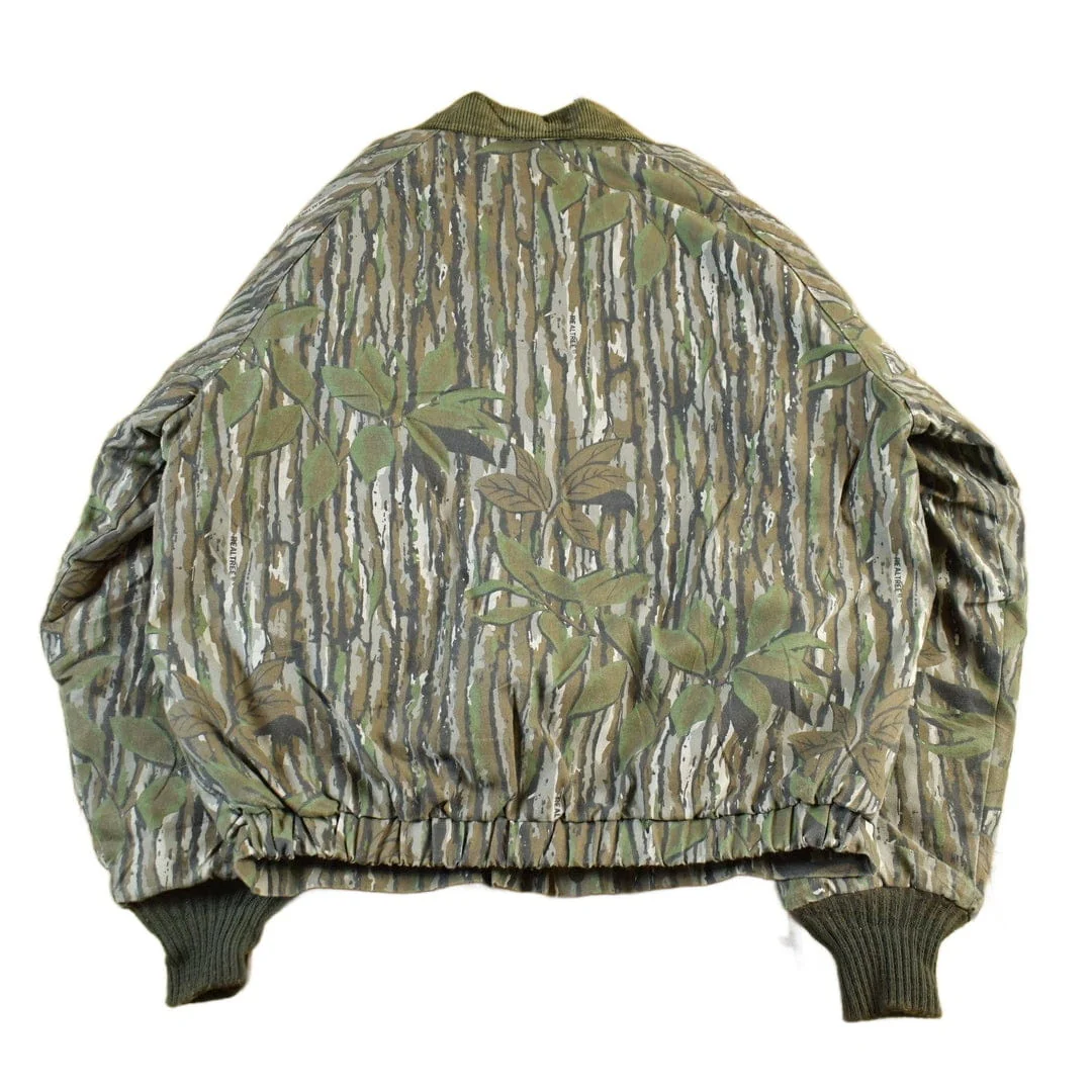 Vintage 90s Realtree Camo Jacket Walls Outdoors Blizzard Pruf Men's L Tall - Image 2