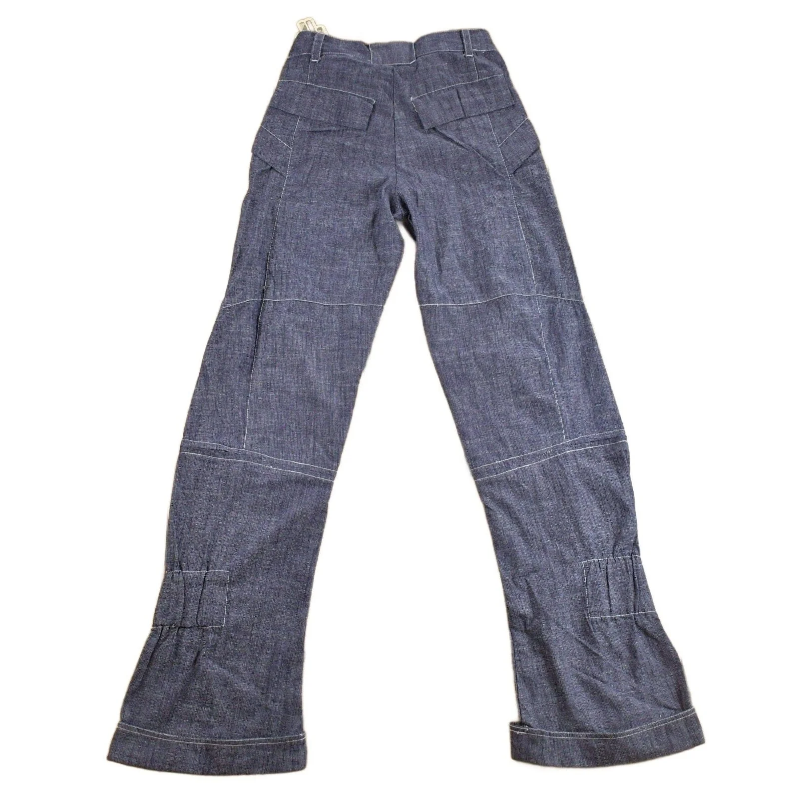 Vintage Deadstock 1997 Parasuco Flared Lowrise Y2K Style Jeans Men's 26 x 32 - Image 2