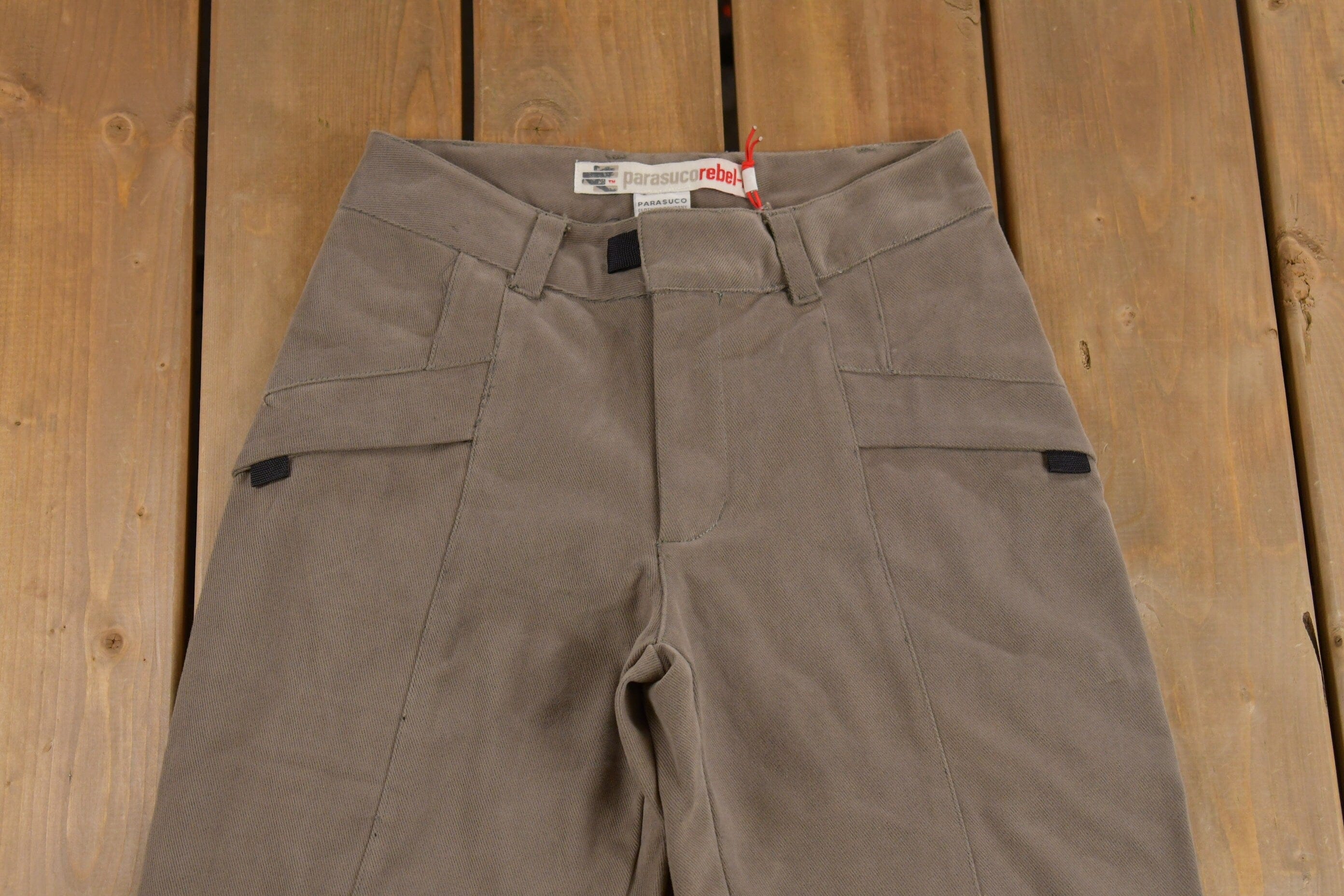 Vintage Deadstock Y2K Parasuco Flared Lowrise Jeans - Image 3