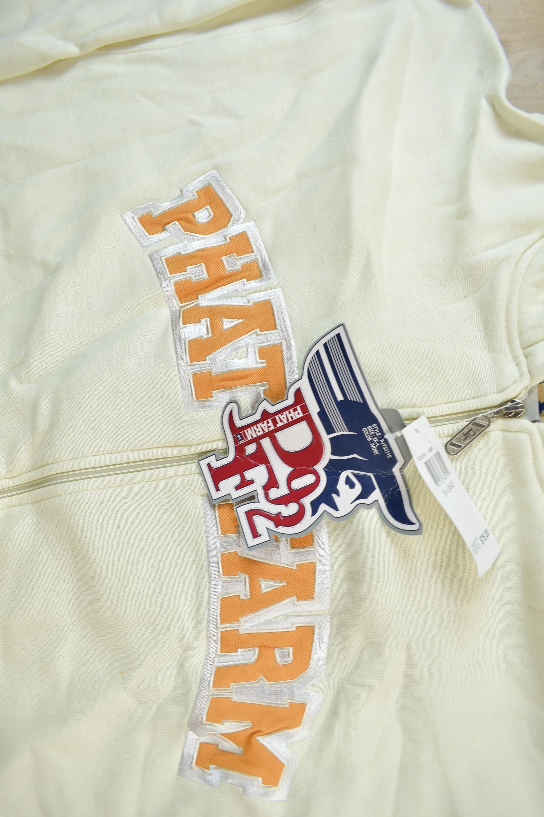 Vintage Deadstock Y2K Phat Farm Embroidered Hoodie & Pants Set Size XXXL - Image 6