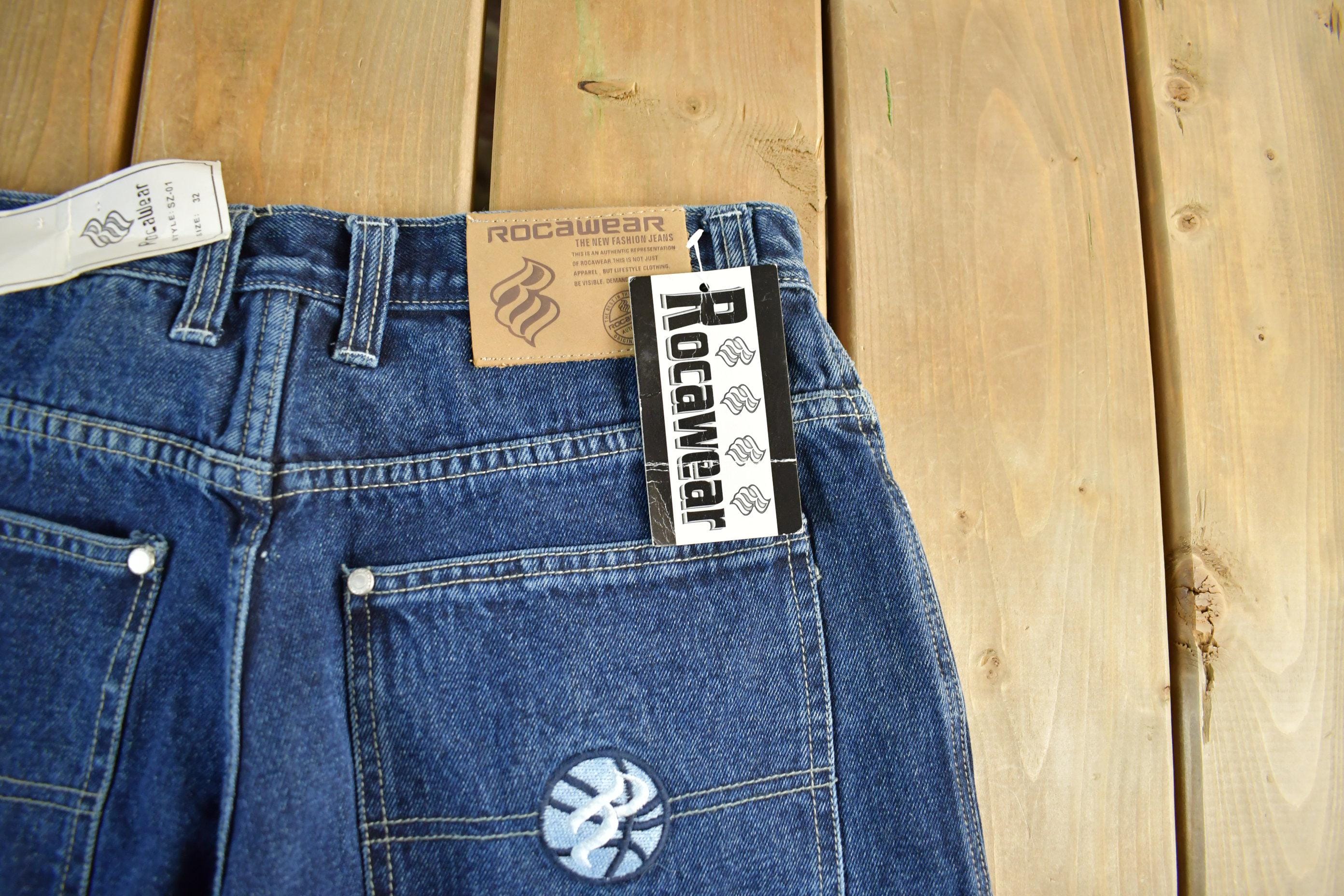 Vintage DEADSTOCK Y2K Rocawear Denim Shorts Men's 32 - Image 6