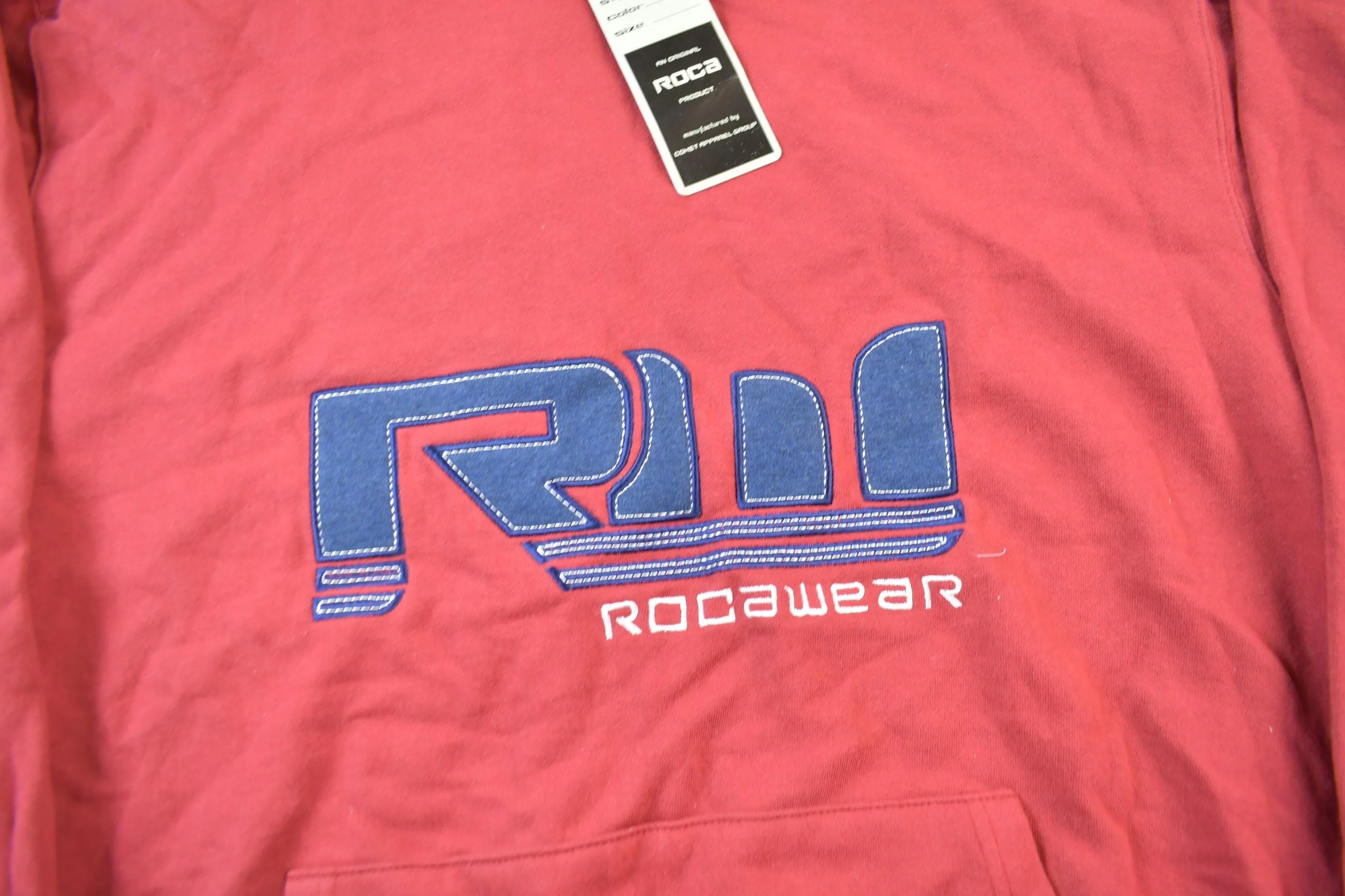 Vintage Deadstock Y2K Rocawear Embroidered Hoodie Size L - Image 3