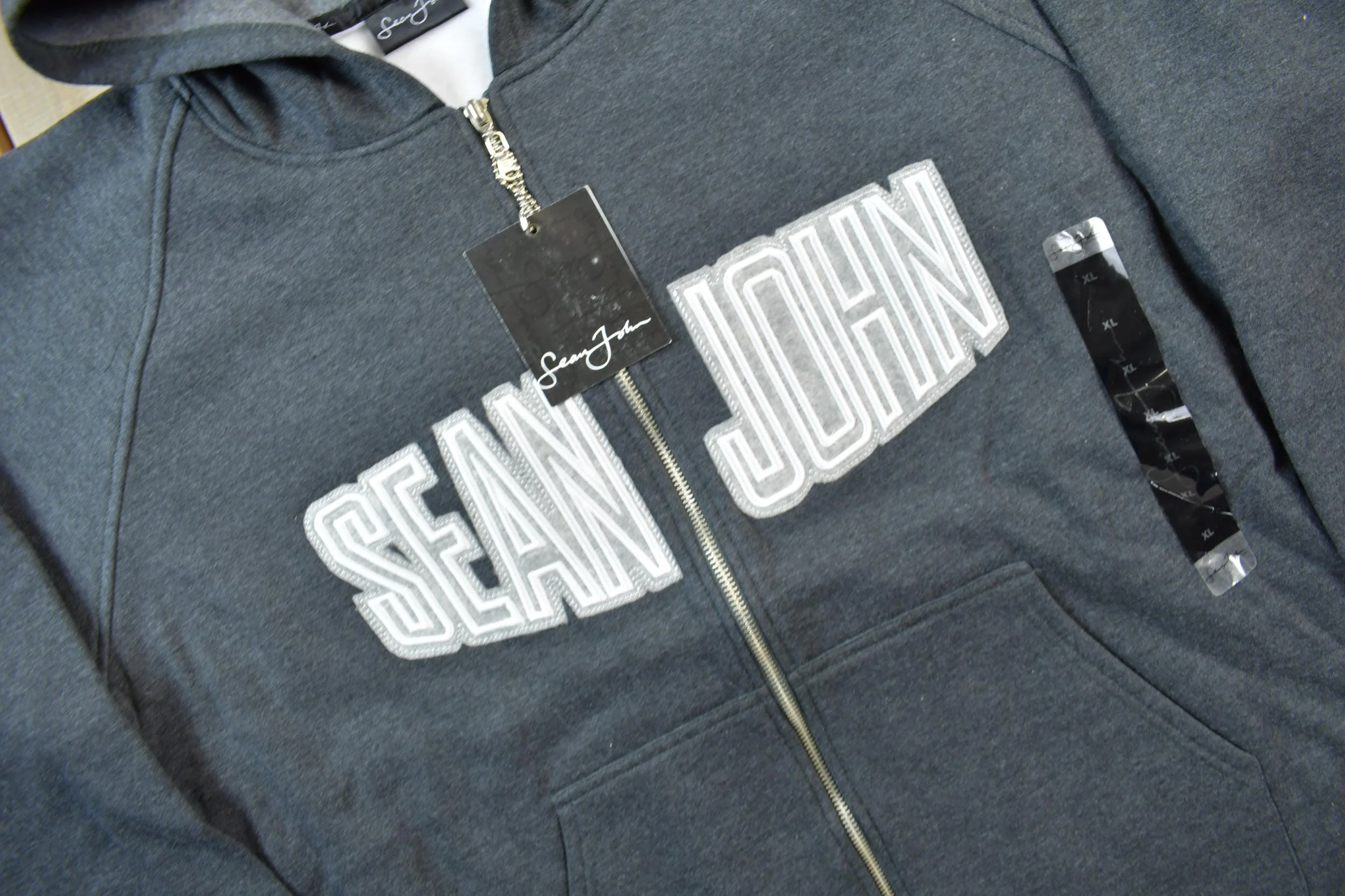Vintage Deadstock Y2K Sean John Embroidered Hoodie & Pants Set Size XL - Image 6