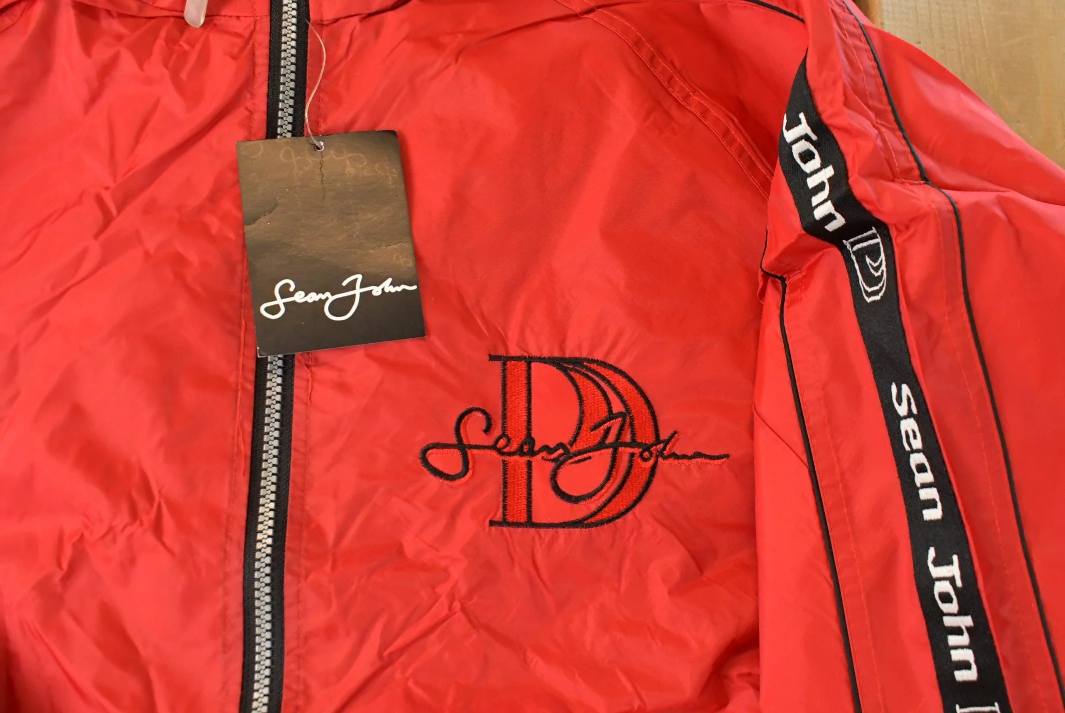 Vintage Deadstock Y2K Sean John Track Suit Windbreaker & Track Pants Set Men's XL - Image 6