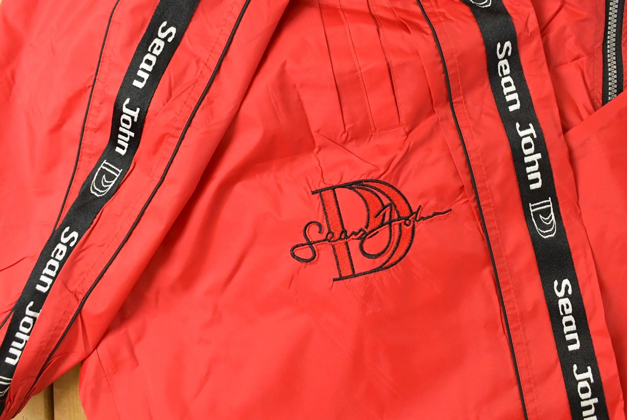 Vintage Deadstock Y2K Sean John Track Suit Windbreaker & Track Pants Set Men's XL - Image 7