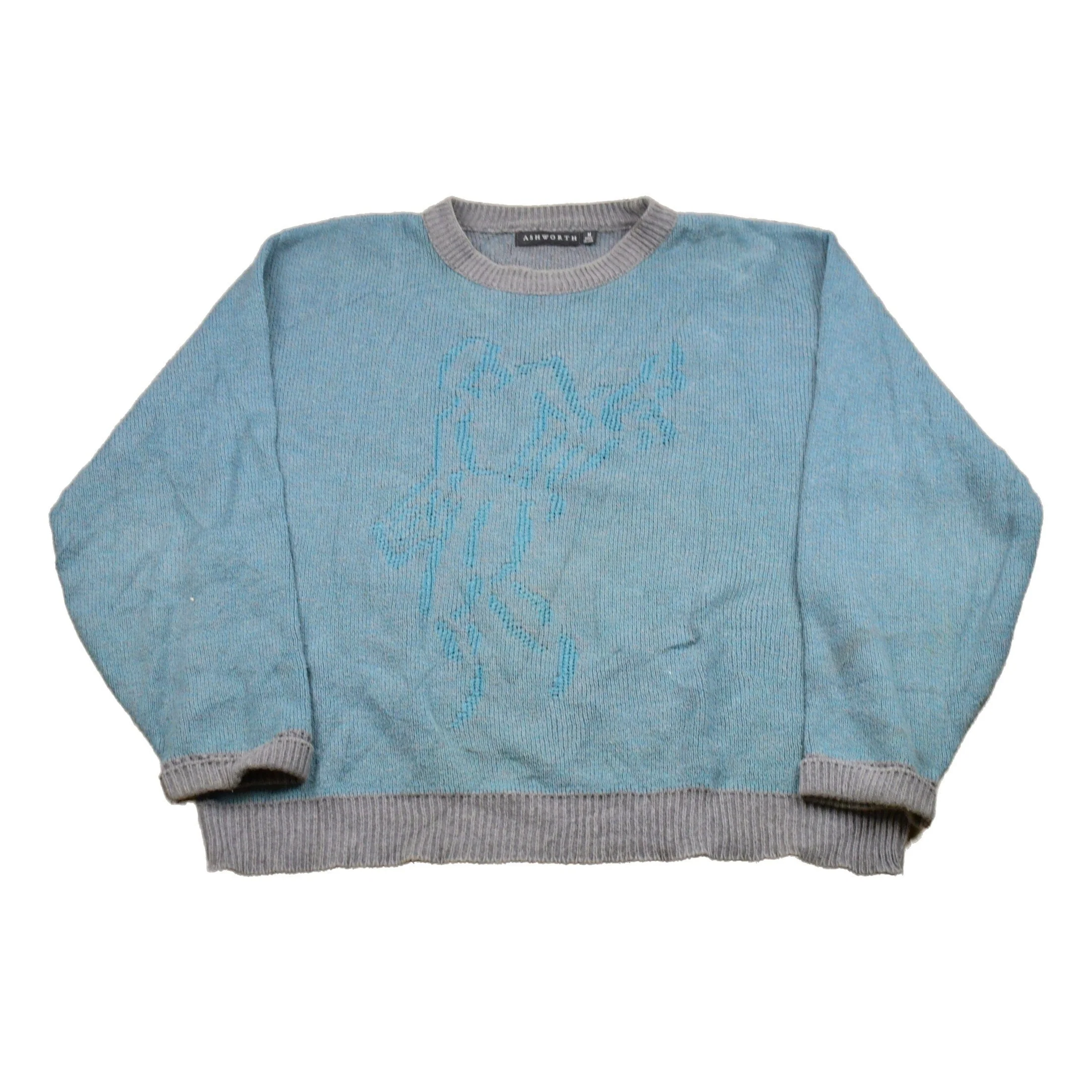Vintage Knitted Ashworth Sweater Men's XL