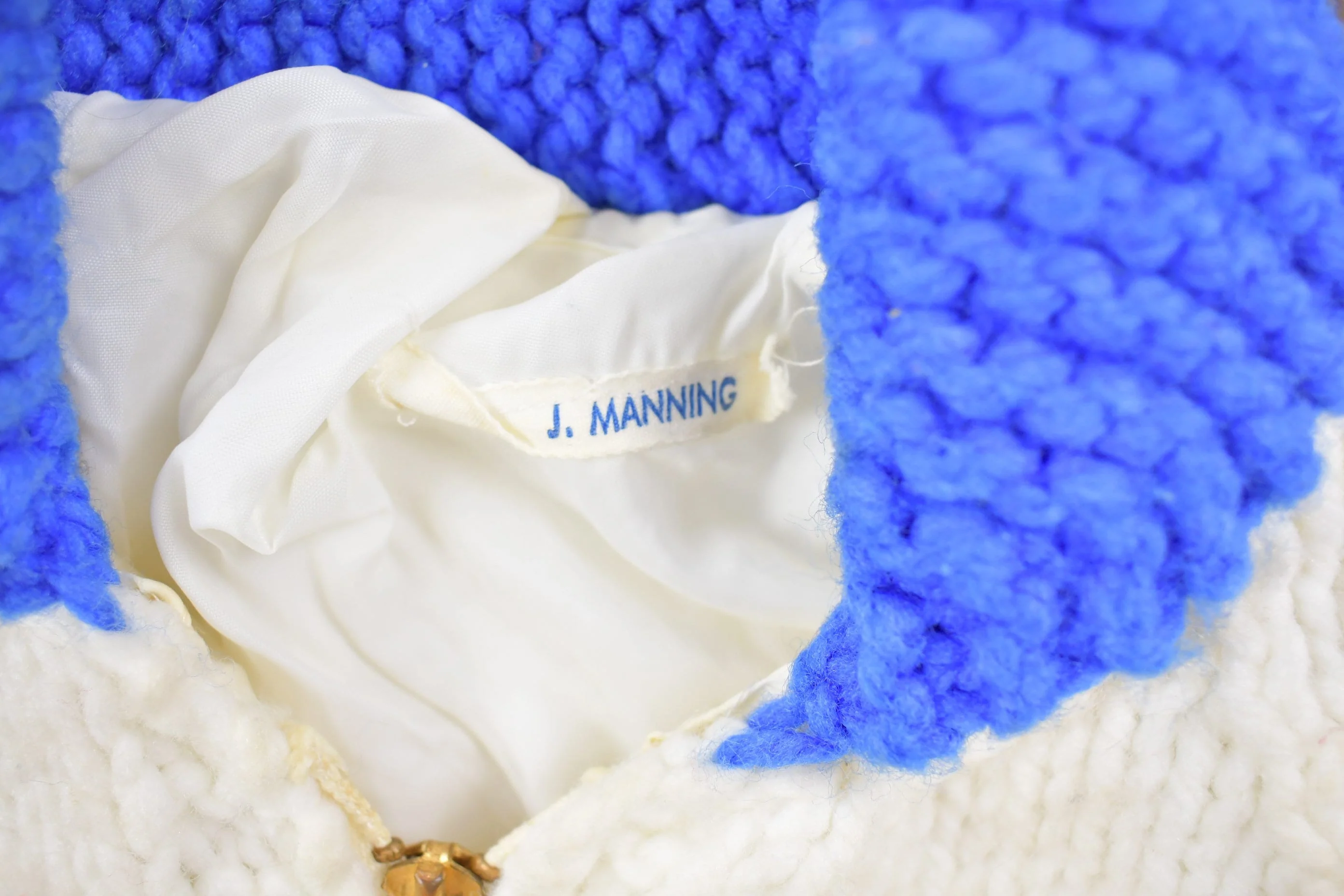 Vintage Knitted Lined Jacket Youth S - Image 3