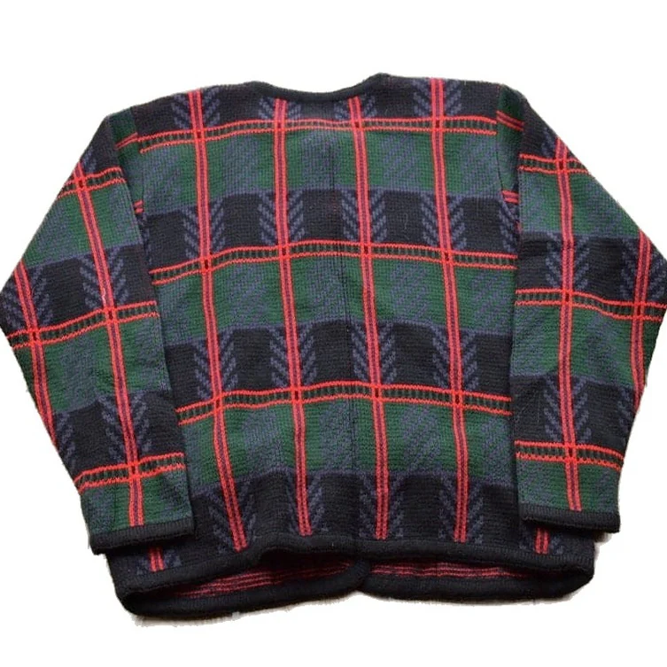 Vintage Liz Baker Plaid Button Up Board Shirt Men's Small - Image 2