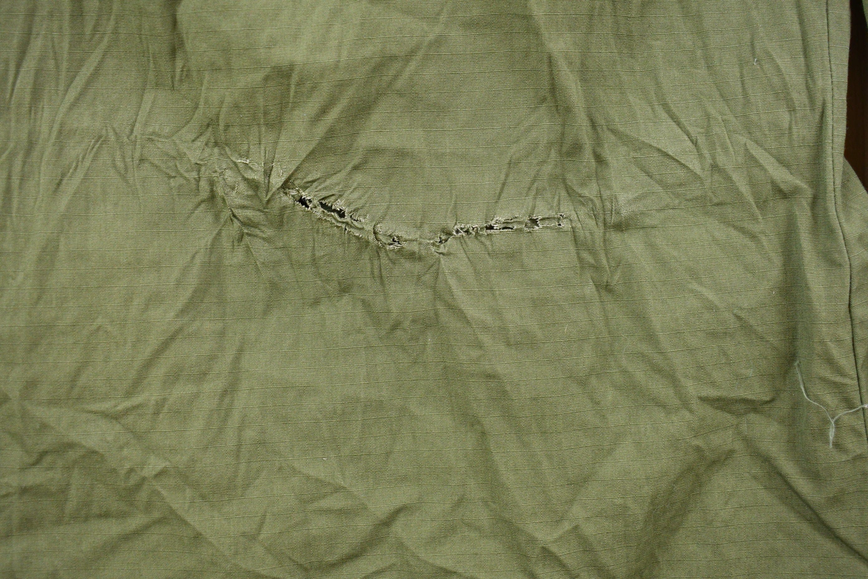 Vintage Military Button Up Jacket Men's Large - Image 3