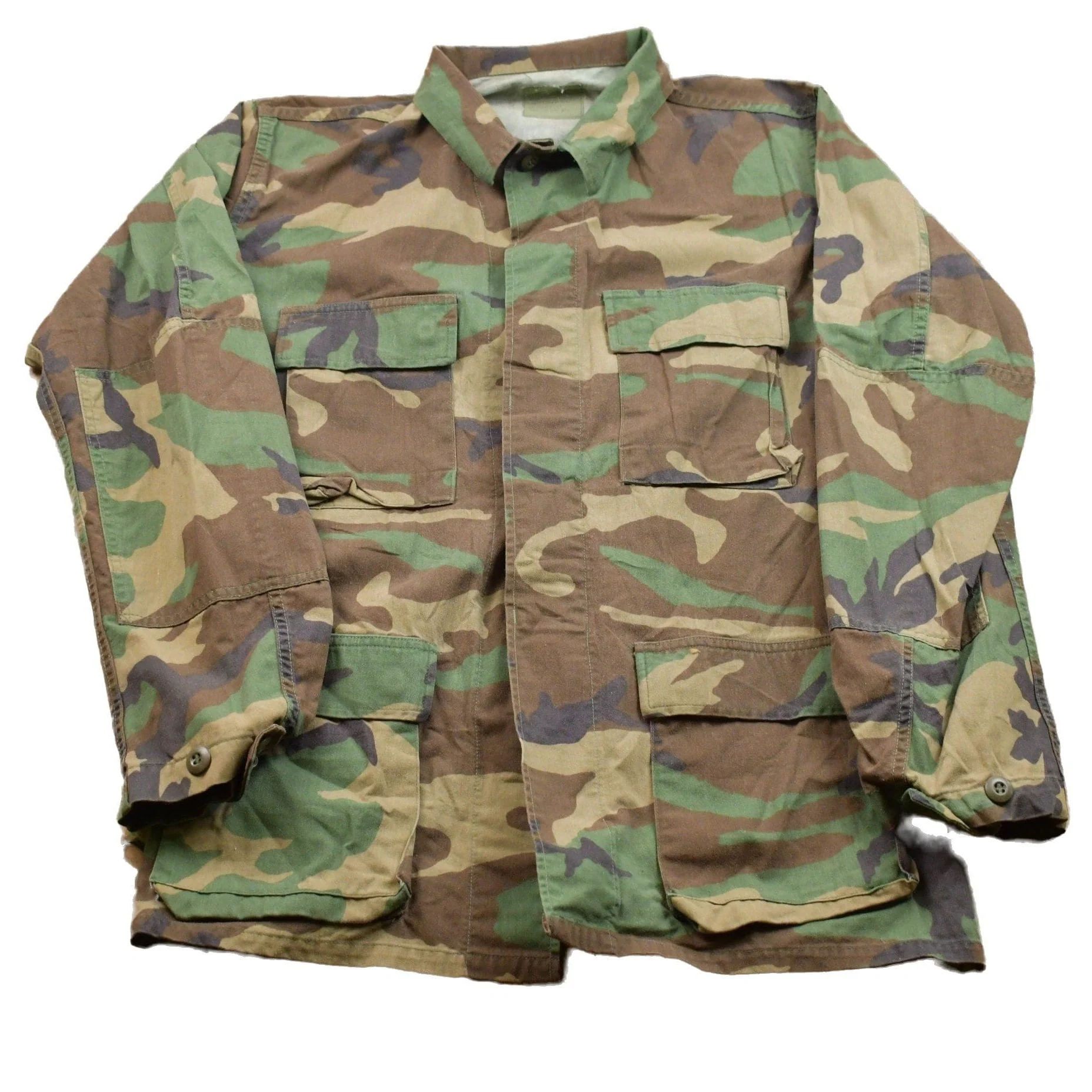 Vintage Military Button Up Jacket Men's Medium