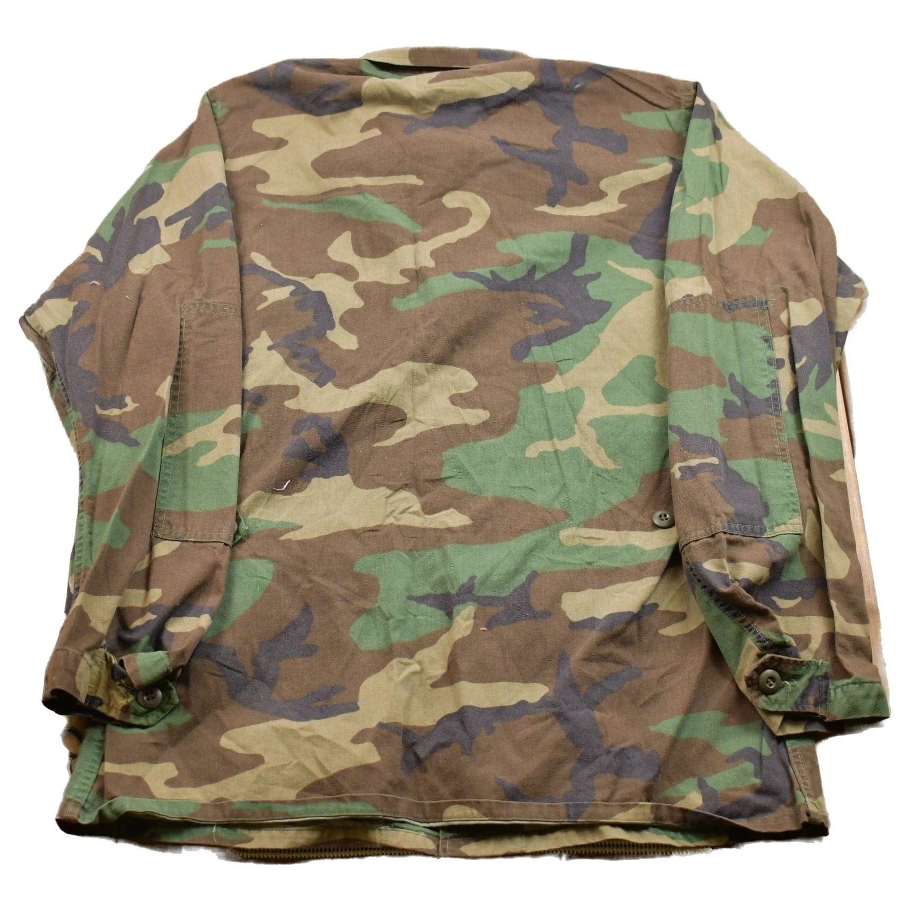 Vintage Military Button Up Jacket Men's Medium - Image 2