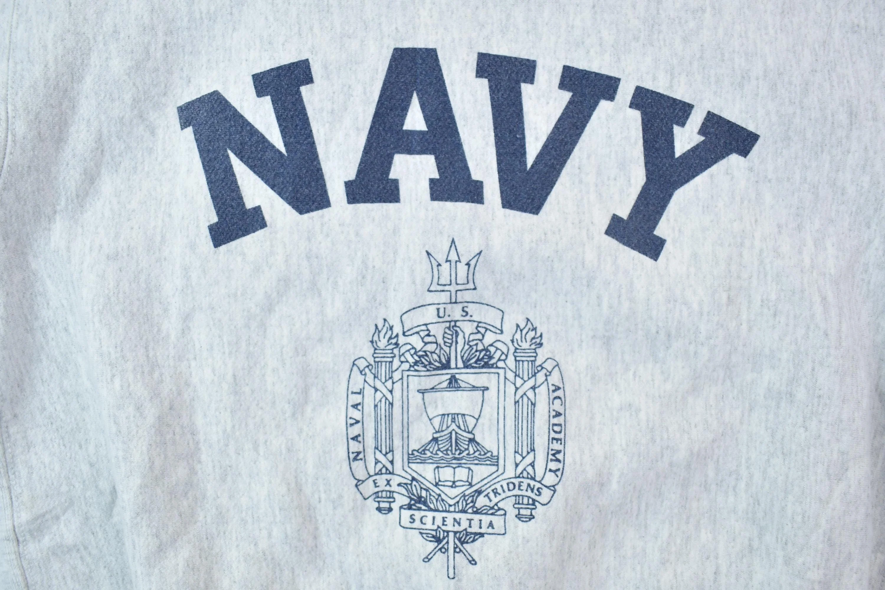 Vintage Military Naval Academy Store Button Up Shirt Men's Large - Image 3