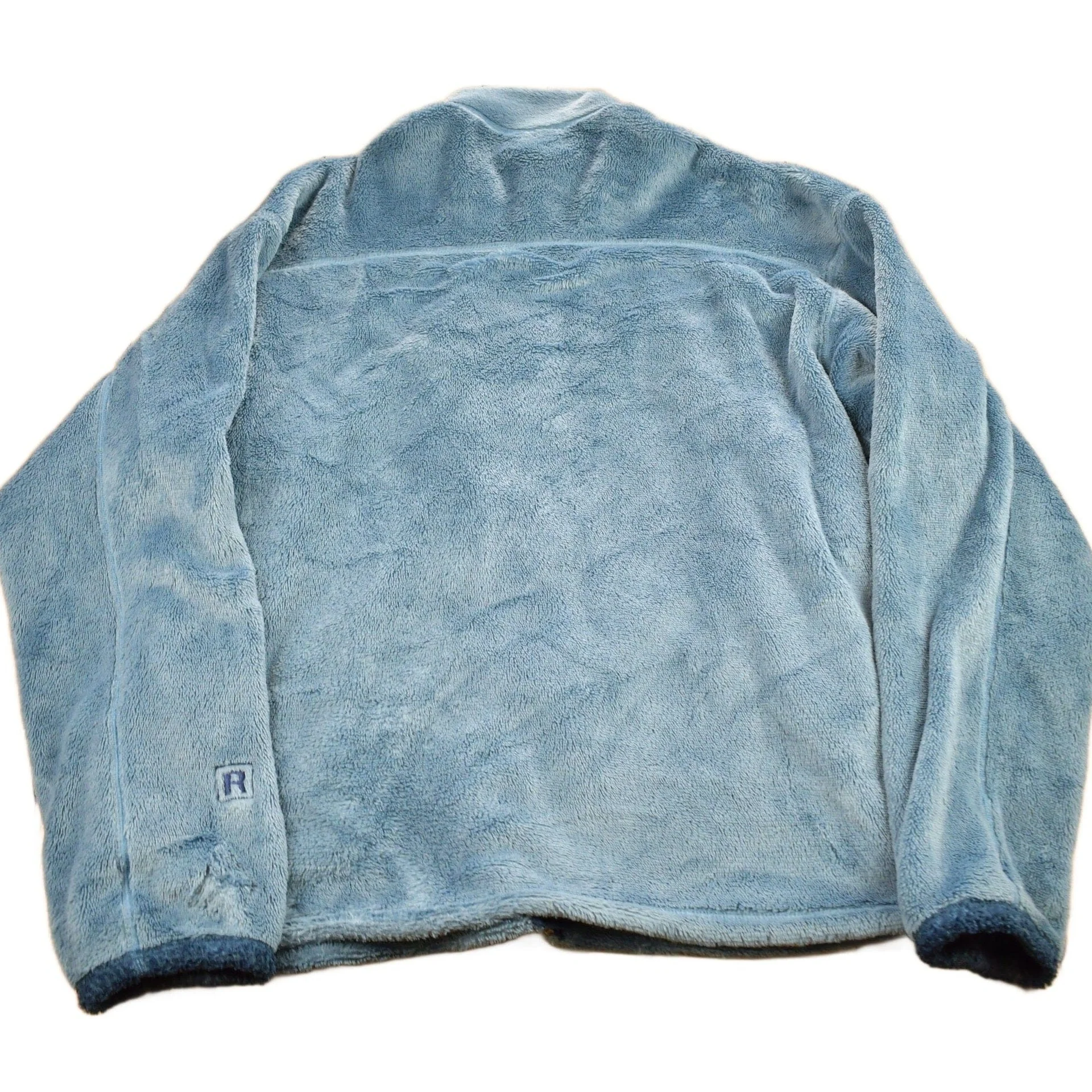 Vintage Patagonia Blue Fleece Zip Up Sweater Men's XL - Image 2