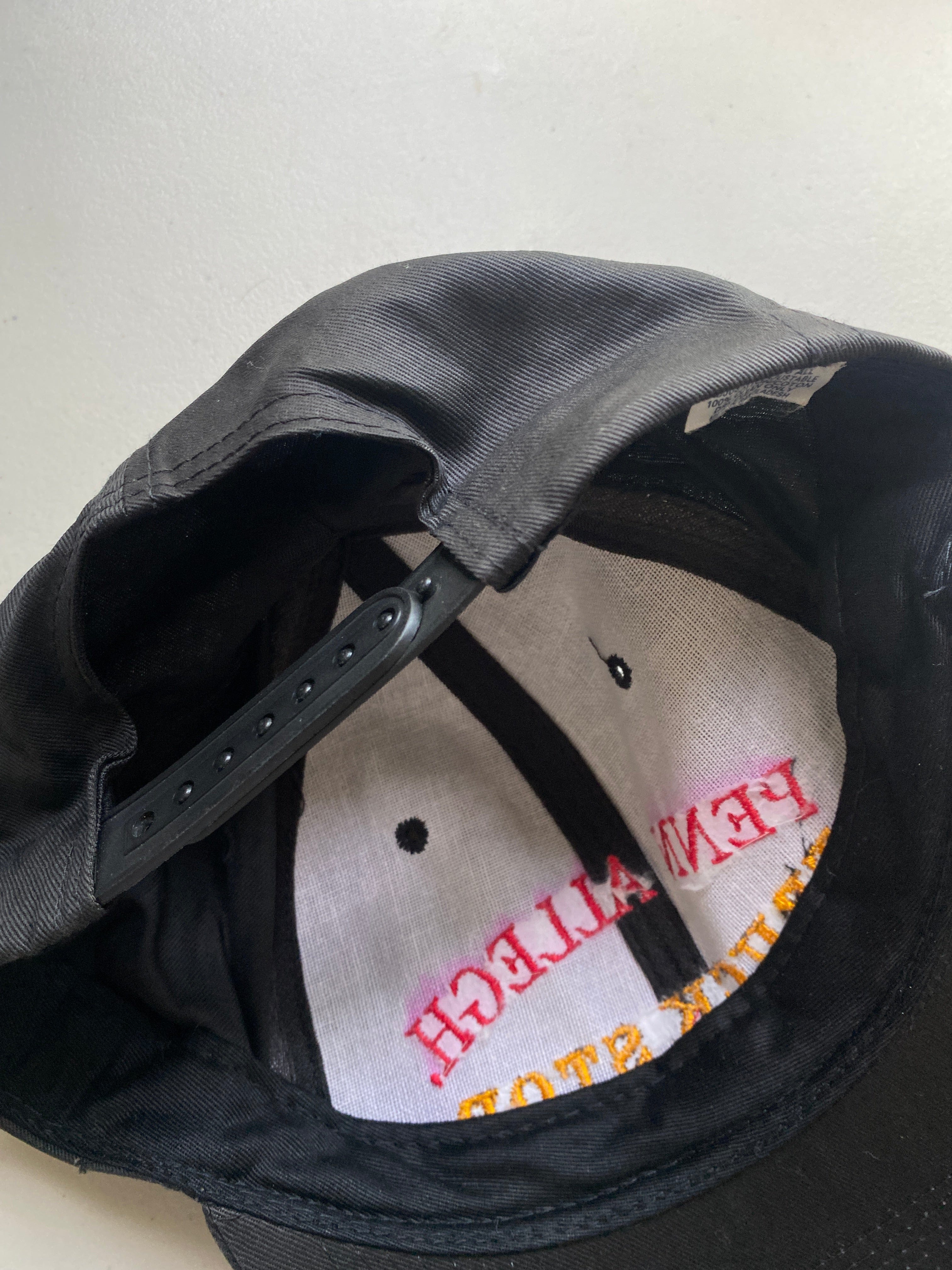 Vintage Penn Allegh. Truck Stop Hat Adult Black Snap Back - Image 3