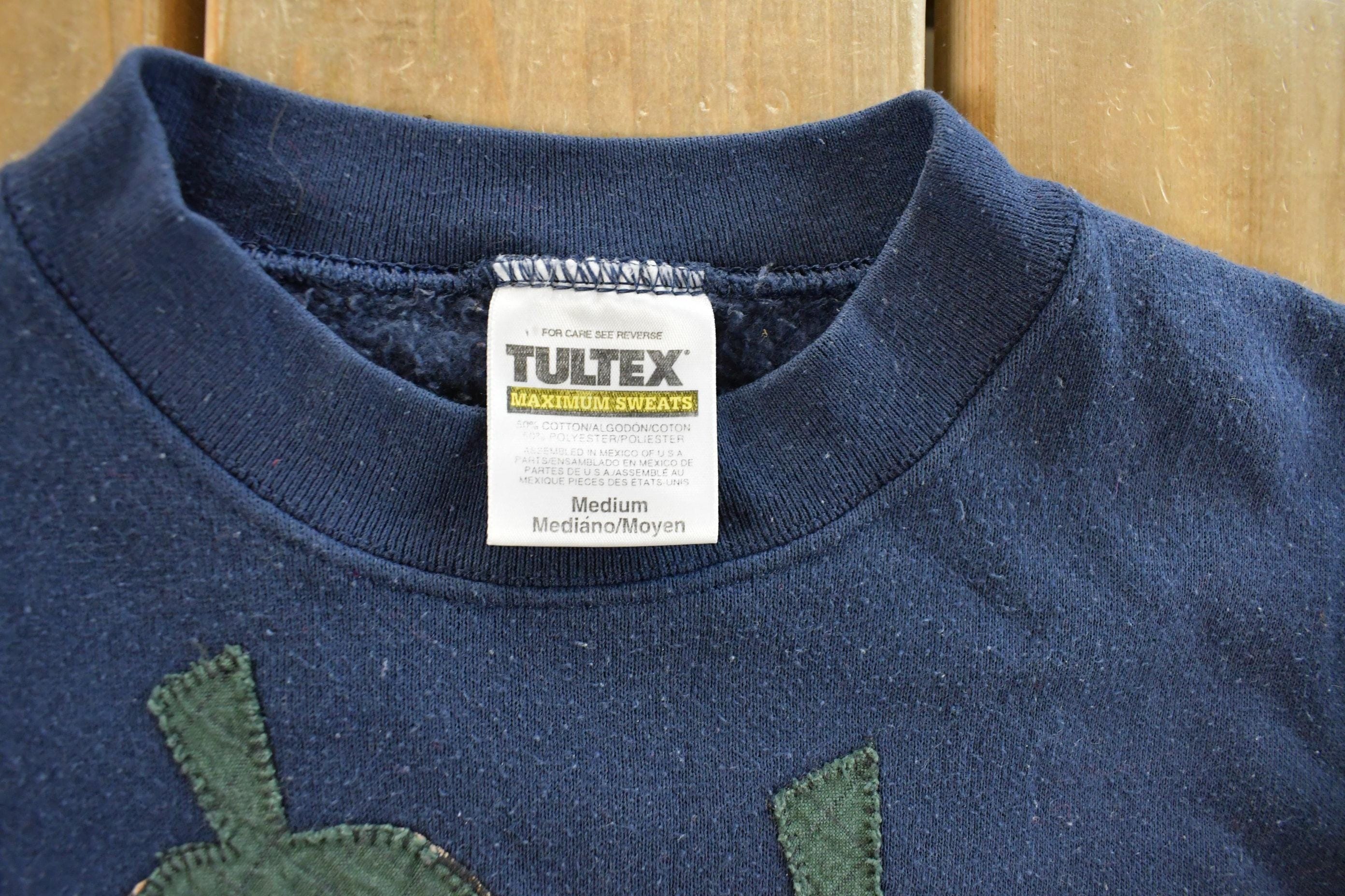 Vintage Pumpkin Autumn Crewneck Sweatshirt Men's Medium - Image 4