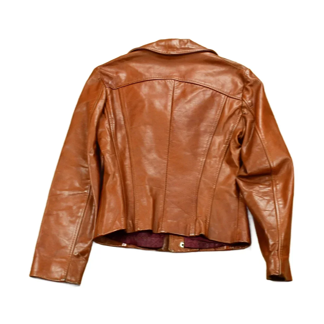 Vintage Women's 1960s Leather Jacket - Image 2