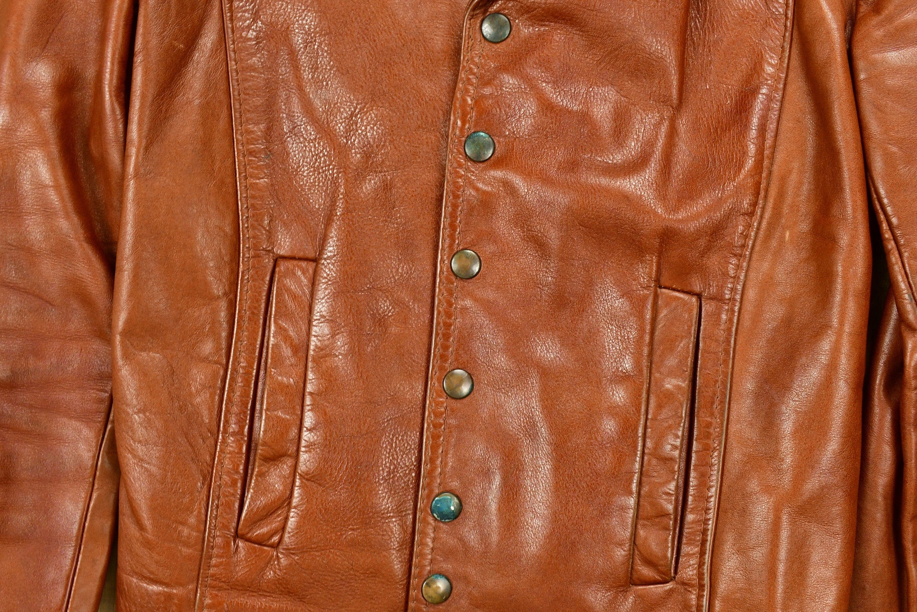 Vintage Women's 1960s Leather Jacket - Image 4