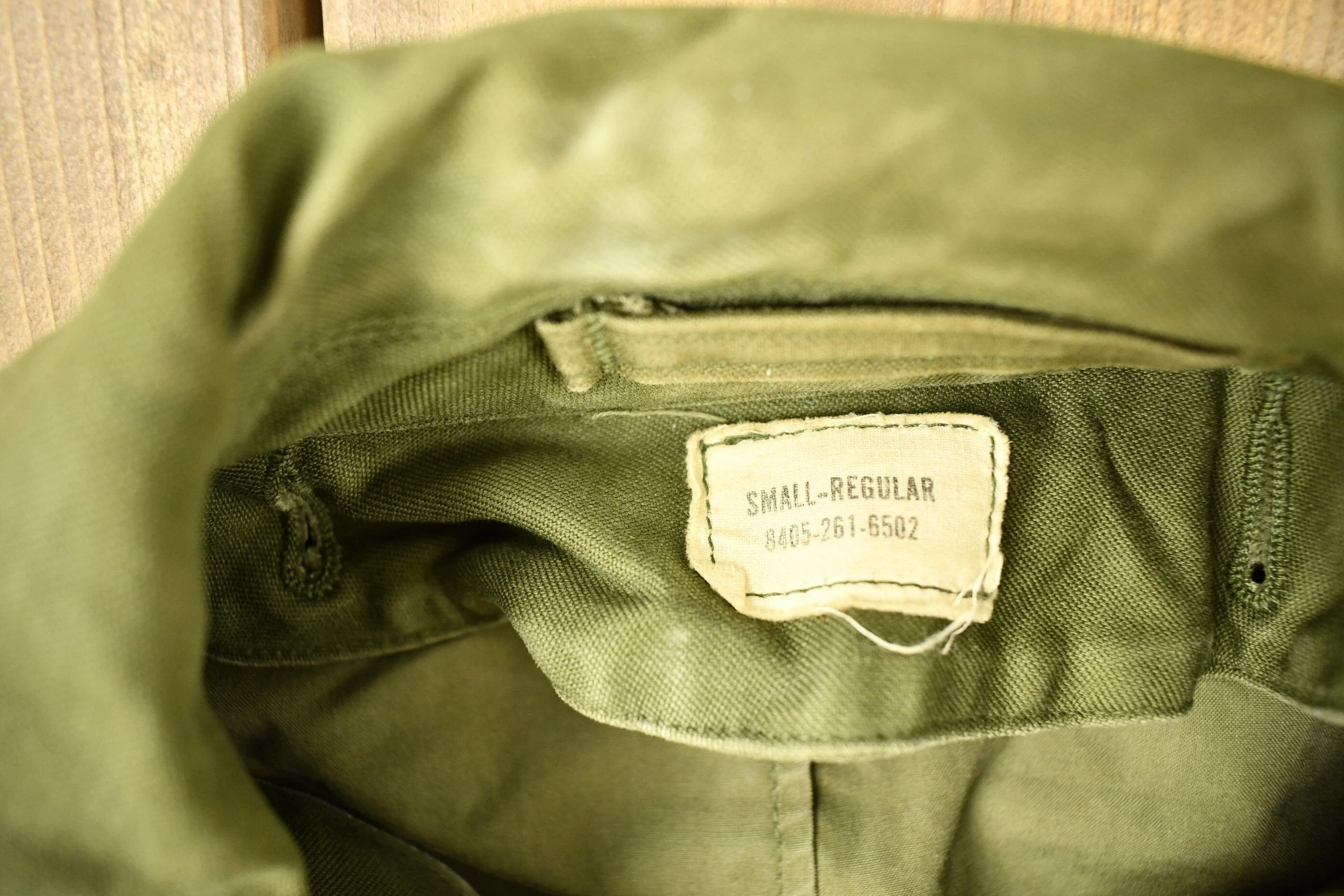 Vintage WW2 Military Button Up Trench Coat - Image 9