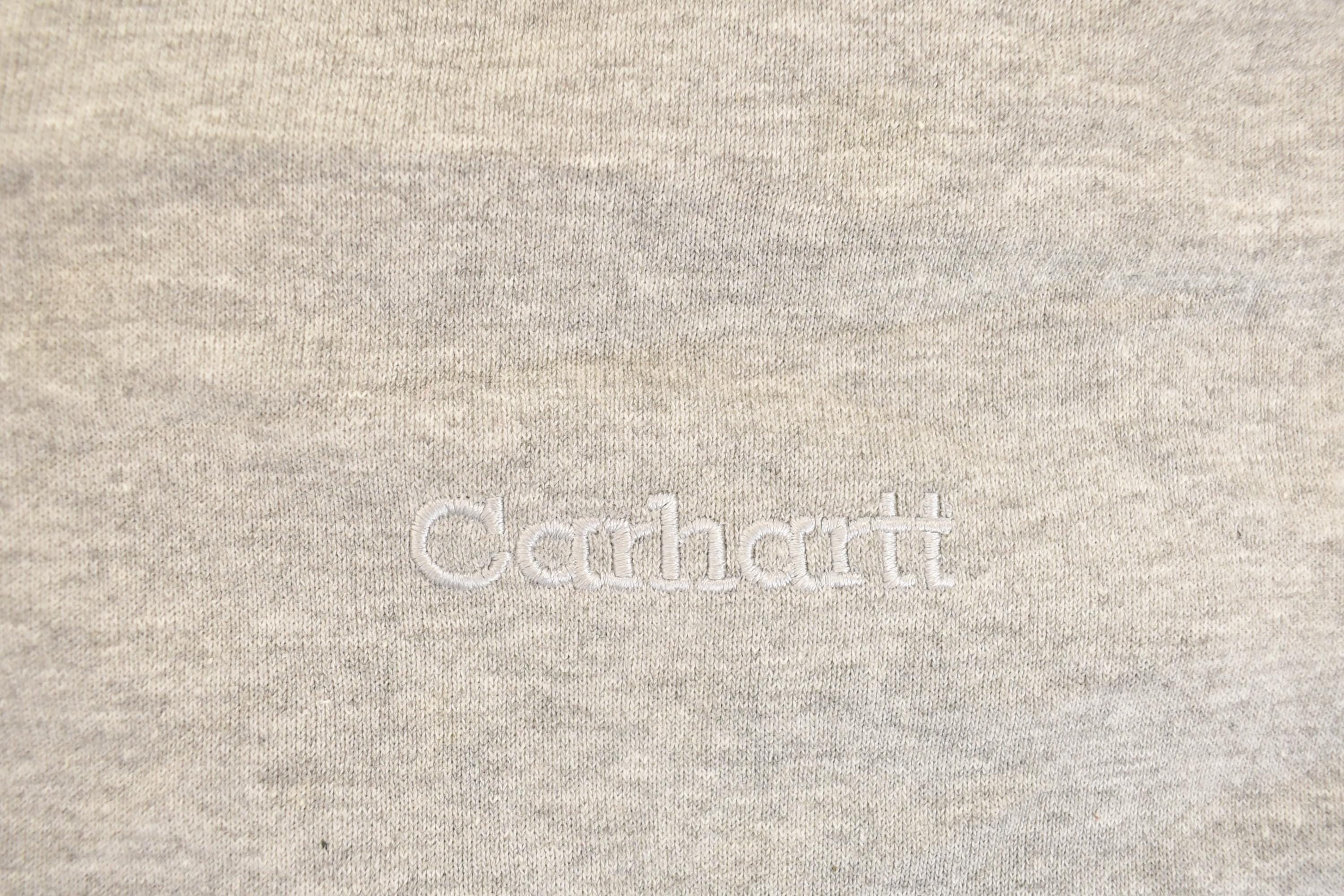 Vintage Y2K Carhartt Embroidered Logo Crewneck Sweatshirt Men's XXL Tall - Image 3