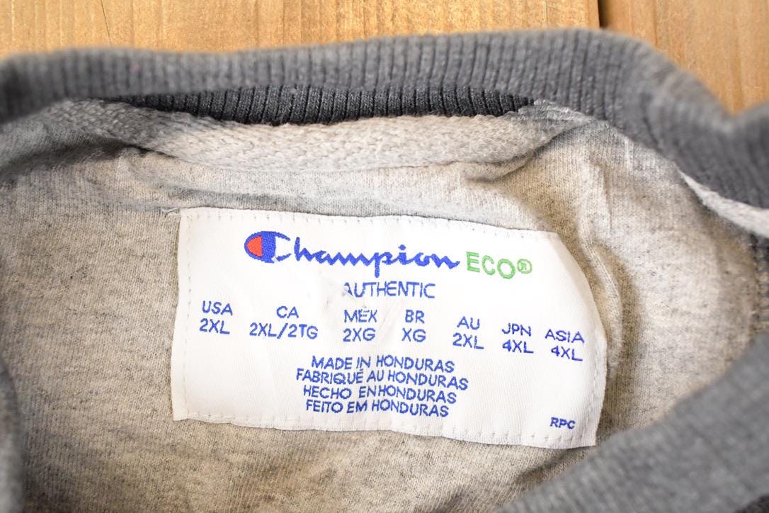 Vintage Y2K Champion Eco Logo Crewneck Sweatshirt Mens XL - Image 4
