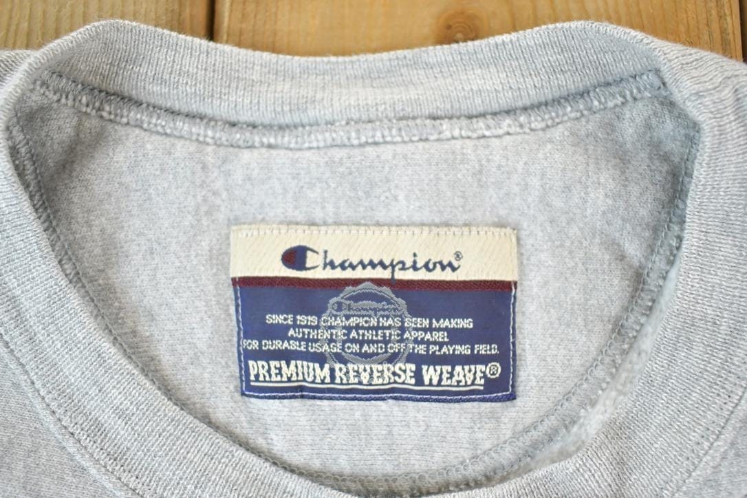 Vintage Y2K Champion Premium Reverse Weave Sweatshirt Men's Small - Image 3