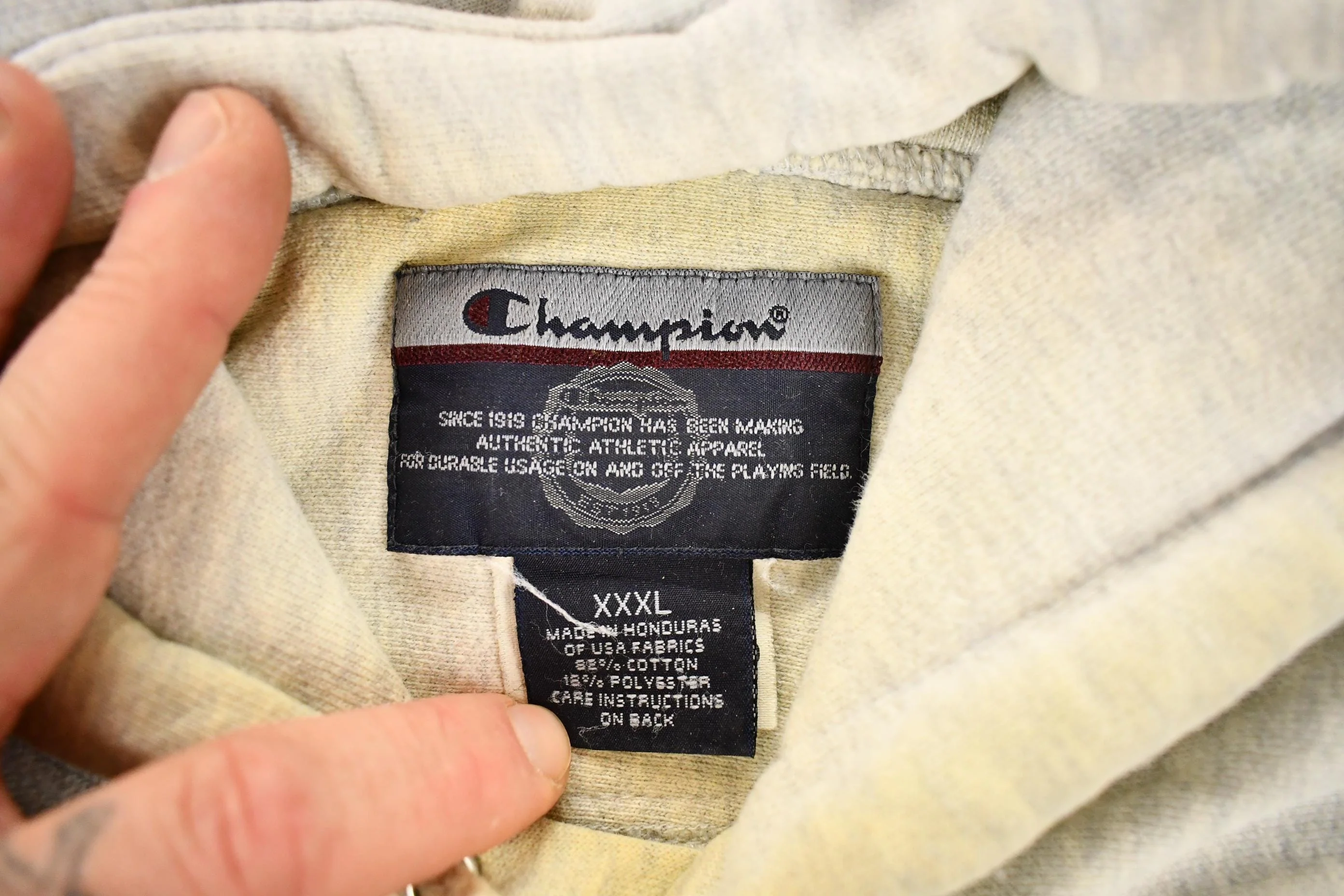 Vintage Y2K Champion Reverse Weave University Of Minnesota Hoodie Sweatshirt Men's XXL - Image 7