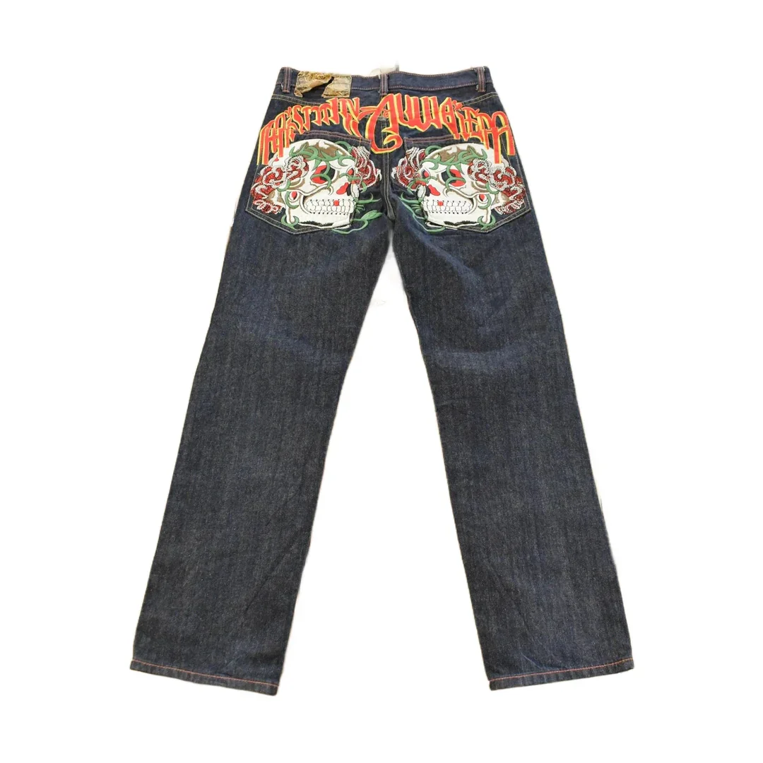Vintage Y2K Christian Audigier Ed Hardy Denim Jeans Men's 31 x 31