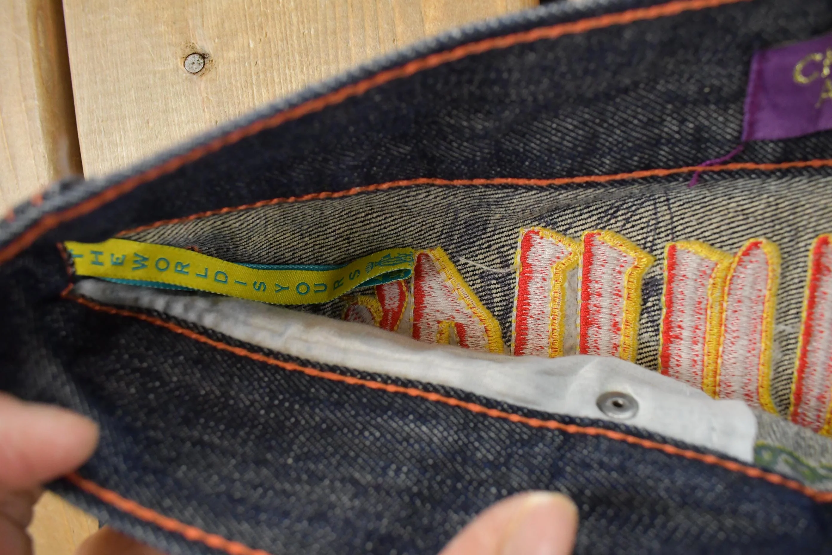 Vintage Y2K Christian Audigier Ed Hardy Denim Jeans Men's 31 x 31 - Image 6