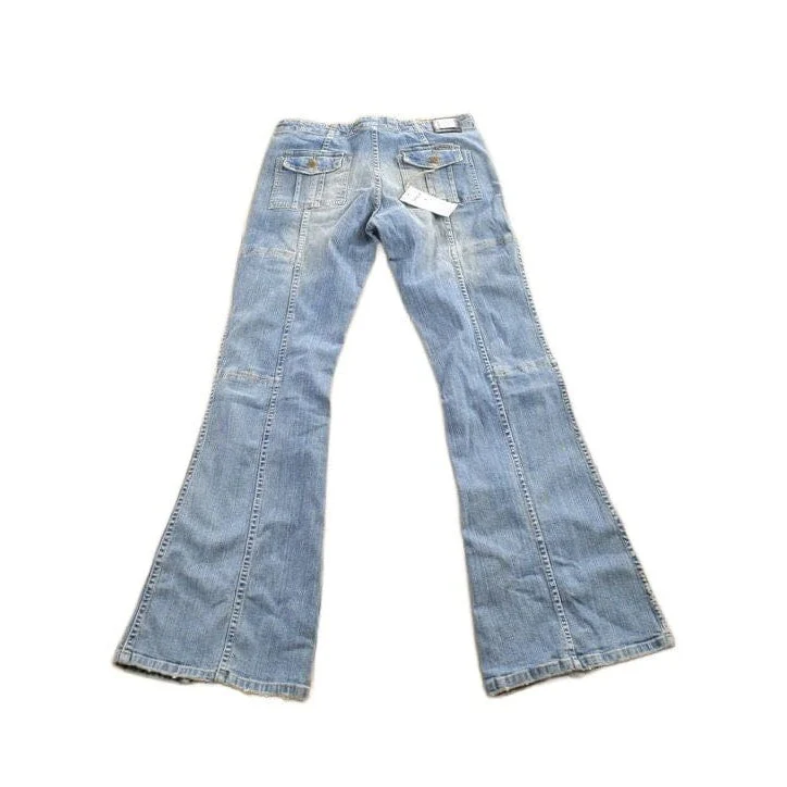 Vintage Y2K Deadstock Flared Muryama Jeans Women's 31 x 32 - Image 2