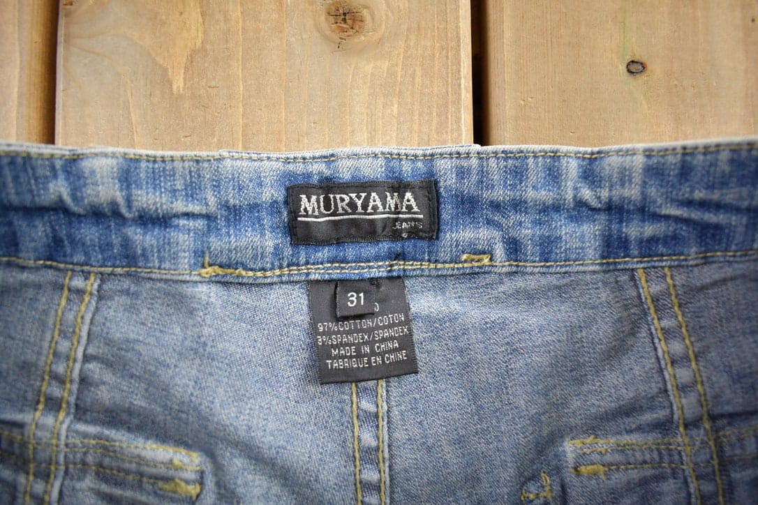 Vintage Y2K Deadstock Flared Muryama Jeans Women's 31 x 32 - Image 7
