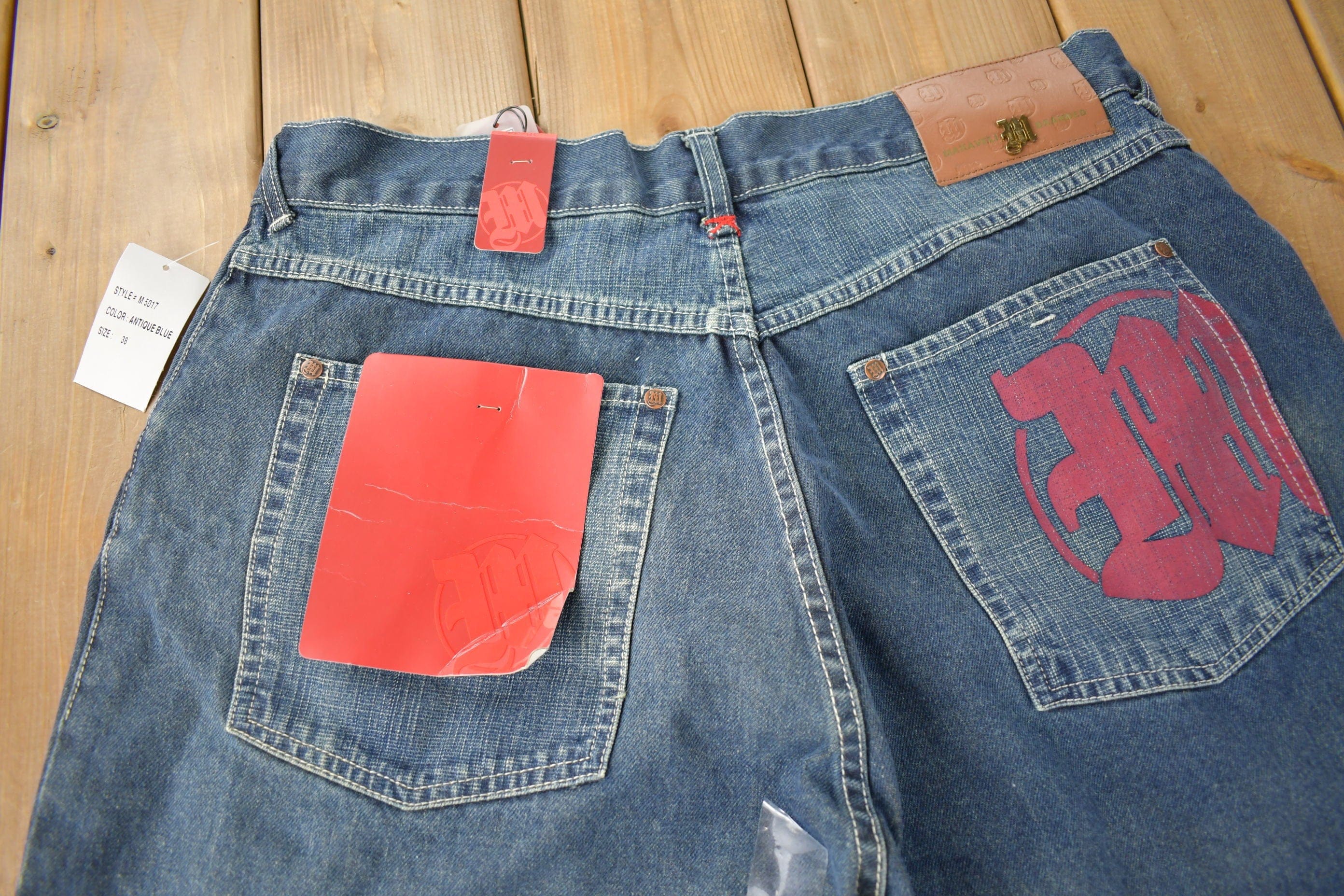 Vintage Y2K Deadstock Makaveli Hip Hop Jeans Men's 38 x 34 NWT - Image 5