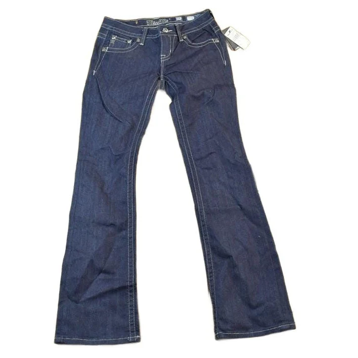 Vintage Y2K Deadstock Miss Me Bedazzled Low Rise Jeans Women's 26 x 31 - Image 2