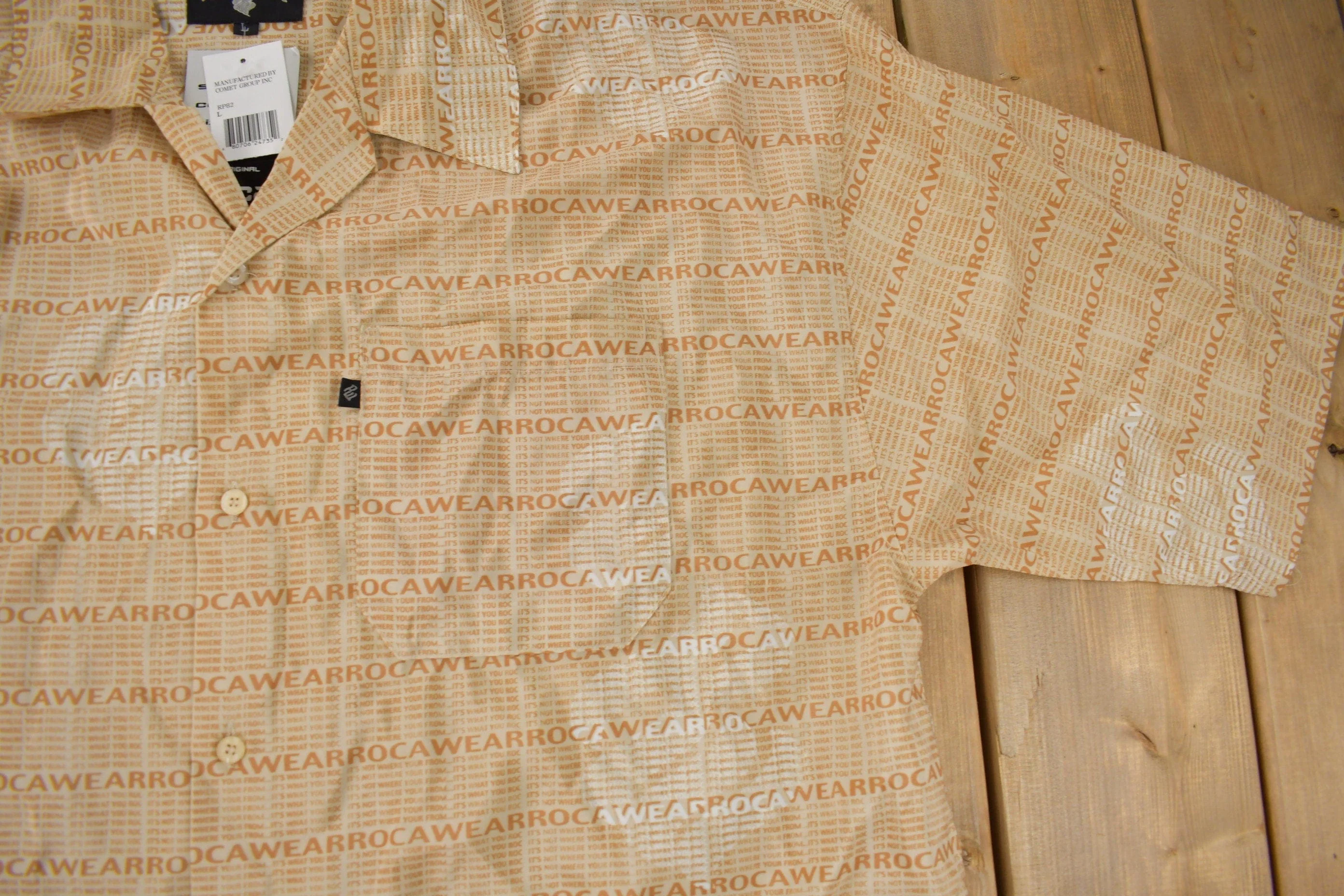 Vintage Y2K Deadstock Rocawear Button Up Shirt - Image 3