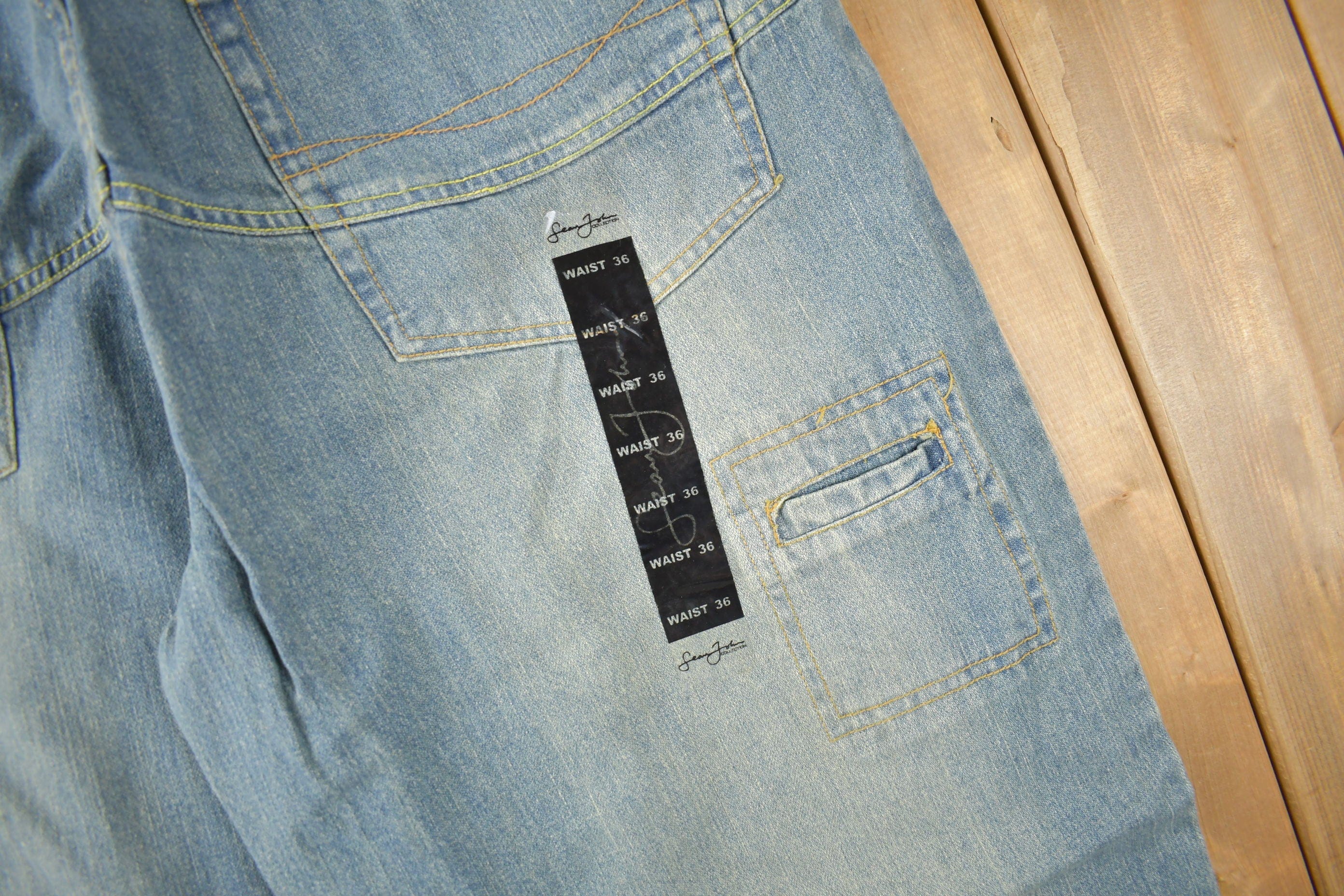 Vintage Y2K Deadstock Sean John Hip Hop Jeans Men's 36 - Image 3