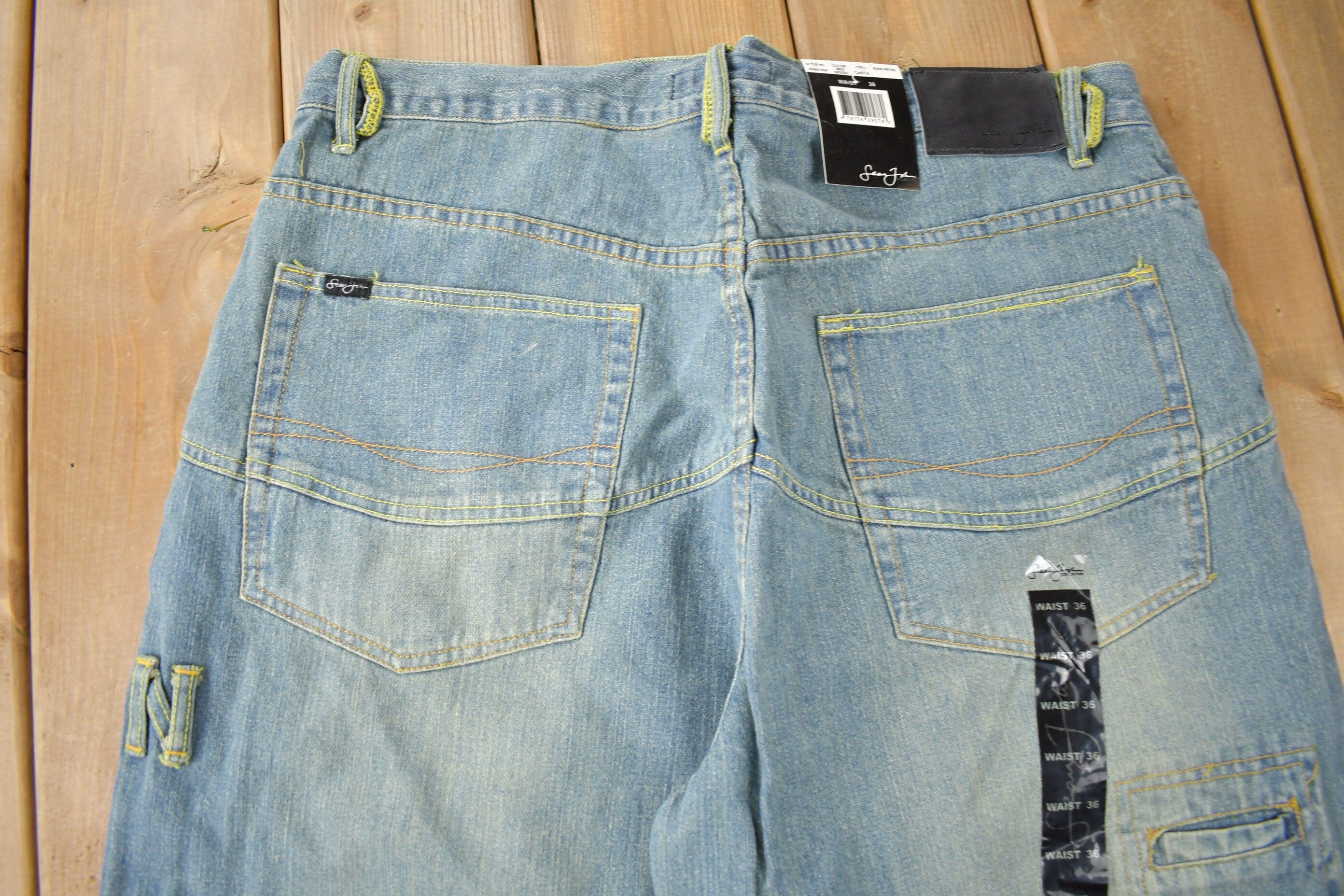 Vintage Y2K Deadstock Sean John Hip Hop Jeans Men's 36 - Image 4