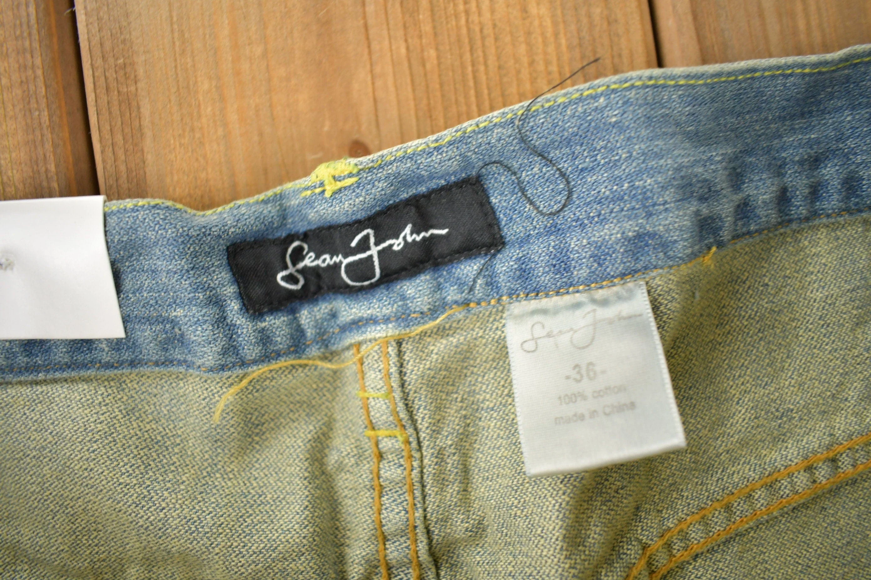 Vintage Y2K Deadstock Sean John Hip Hop Jeans Men's 36 - Image 7