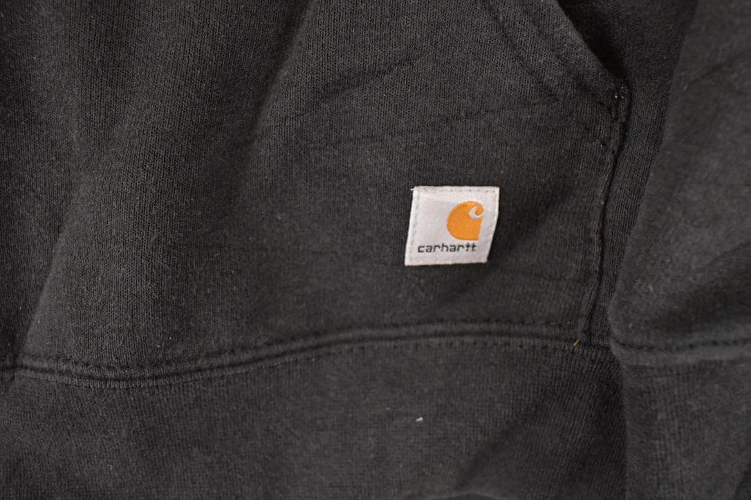 Vintage Y2K Distressed Carhartt Full Zip Hoodie Sweatshirt Womens S - Image 4