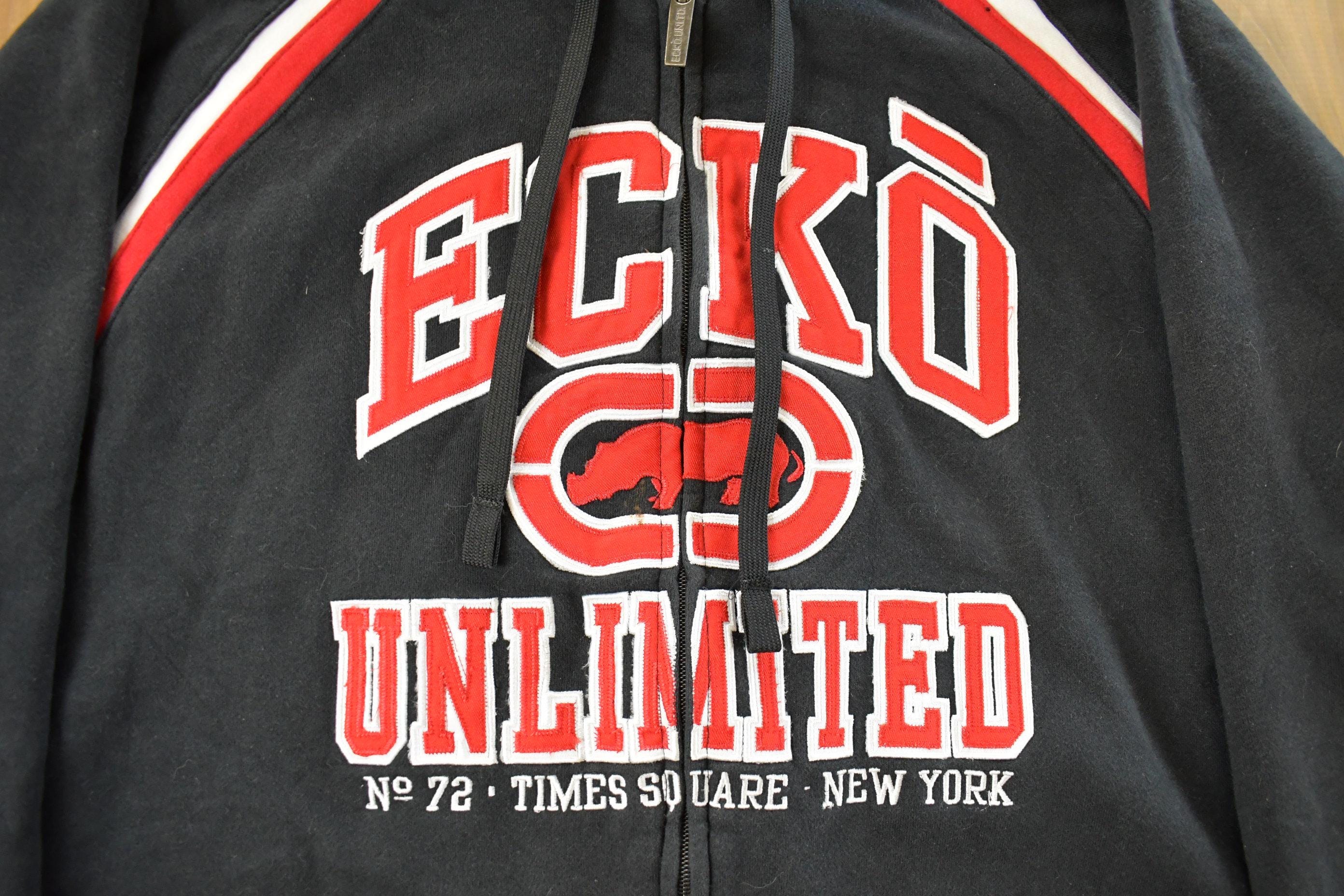 Vintage Y2K Ecko Unltd Full Zip Hoodie Sweater Men's XL Men's Large - Image 4
