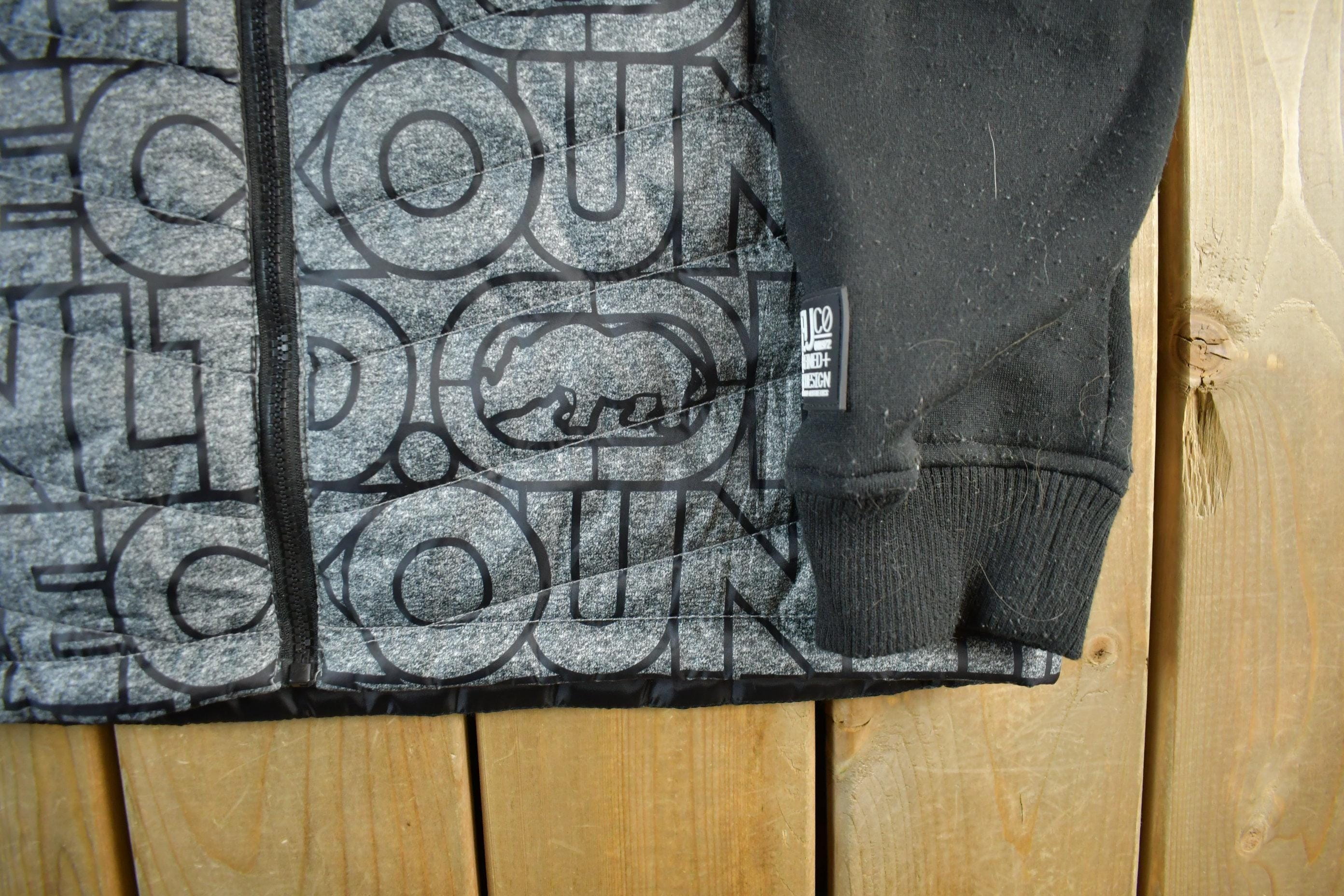 Vintage Y2K Ecko Unltd Hooded Jacket Men's Large - Image 3