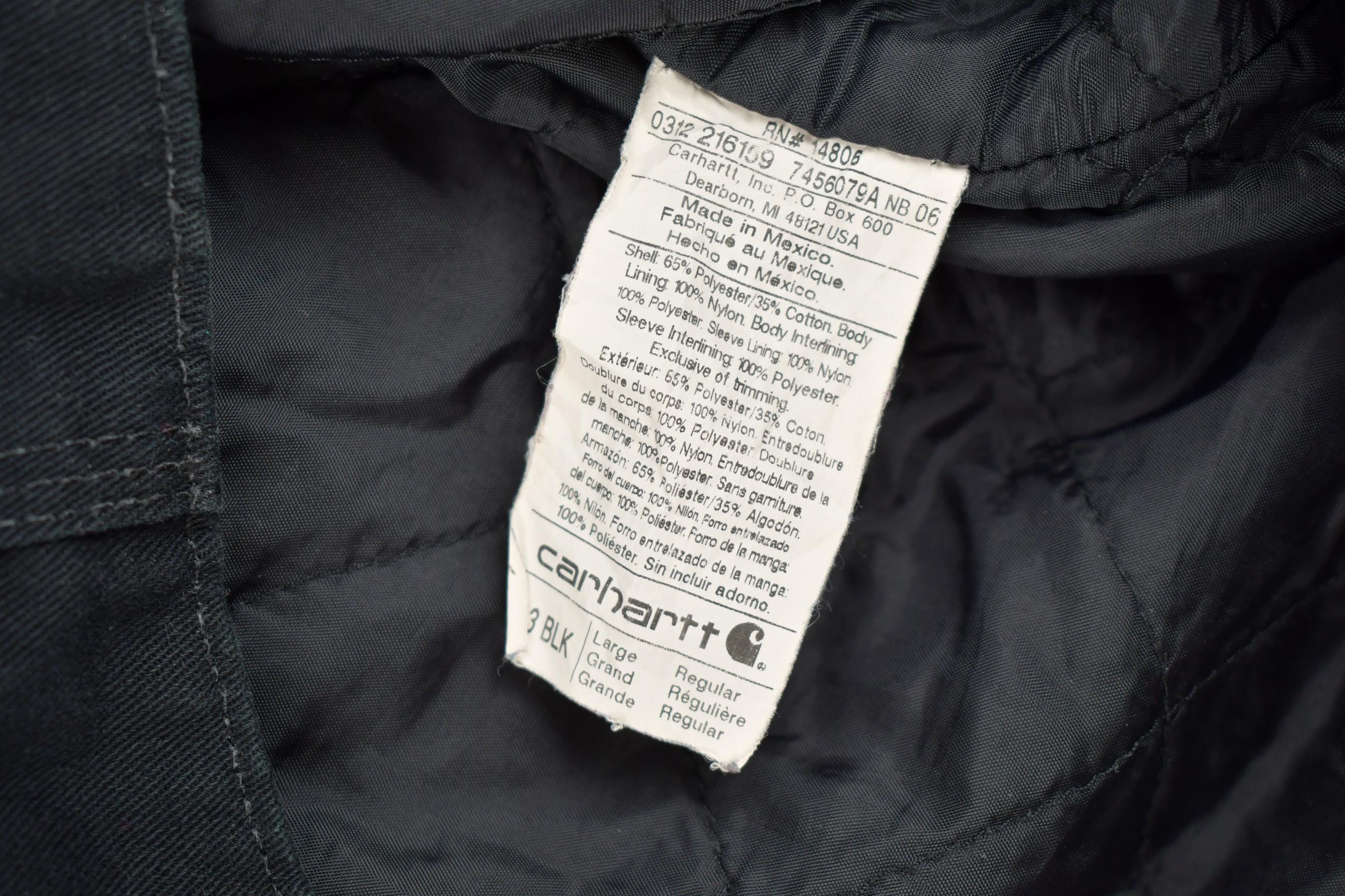 Vintage Y2K Embroidered Carhartt Detroit Jacket Size L - Image 6