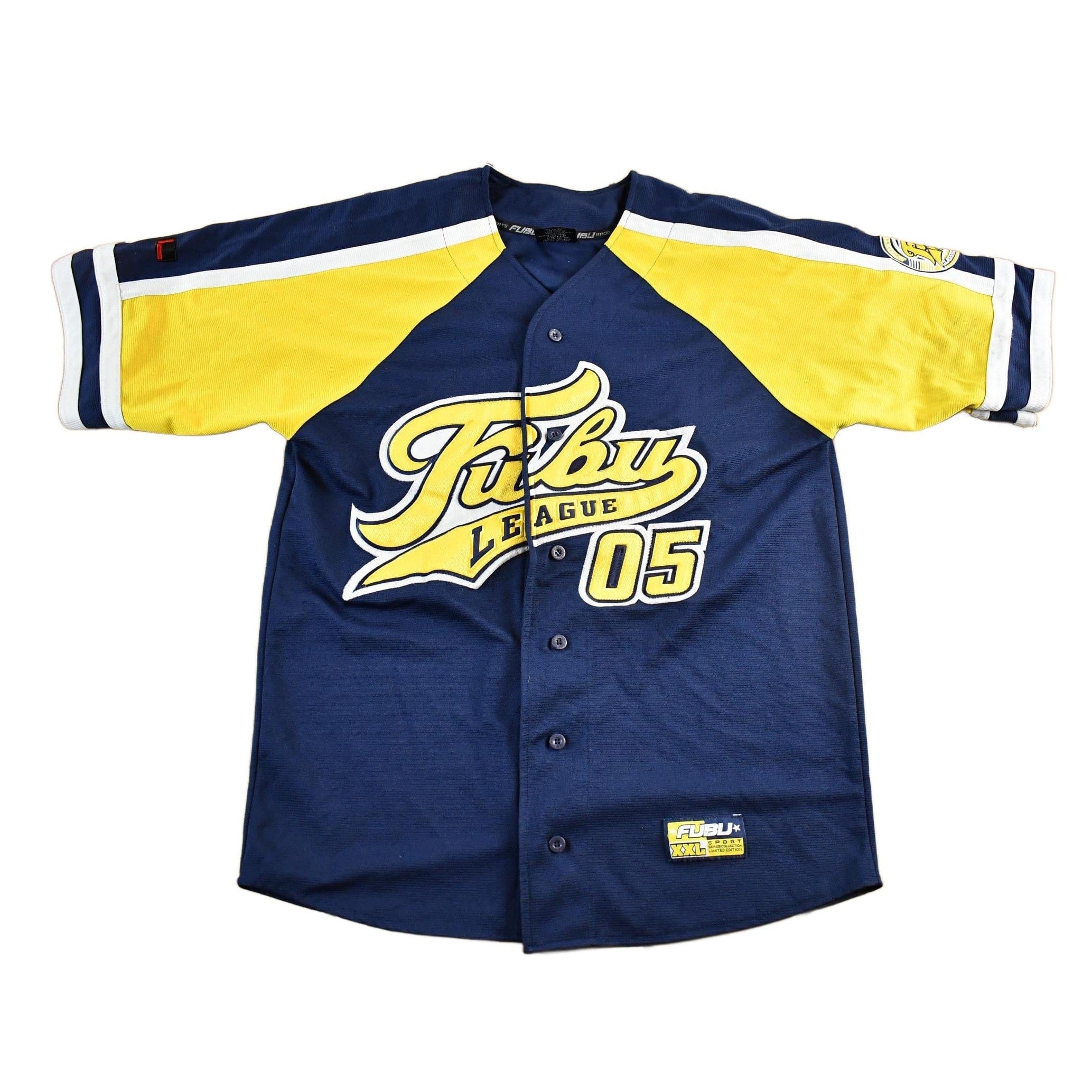 Vintage Y2K FUBU Baseball Jersey Men's XL